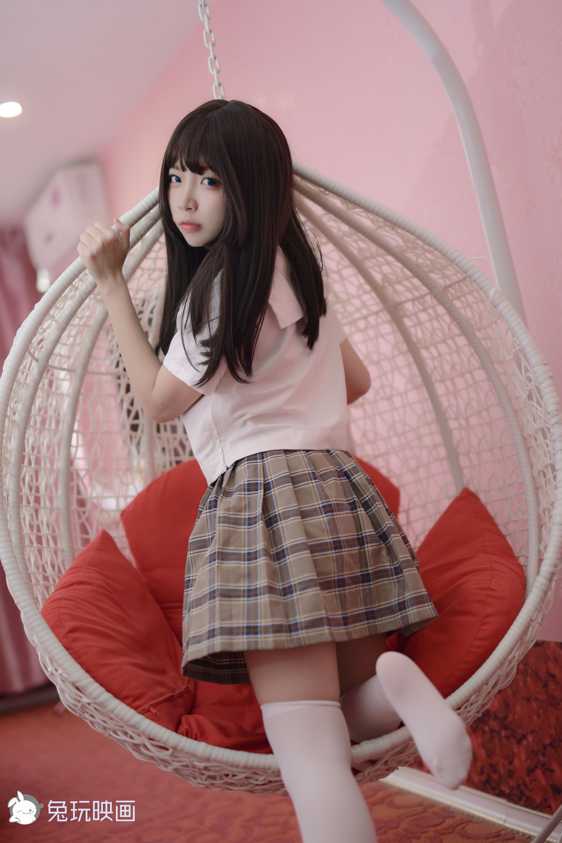 [兔玩映画] - JK白无本泛起粉色_第1张