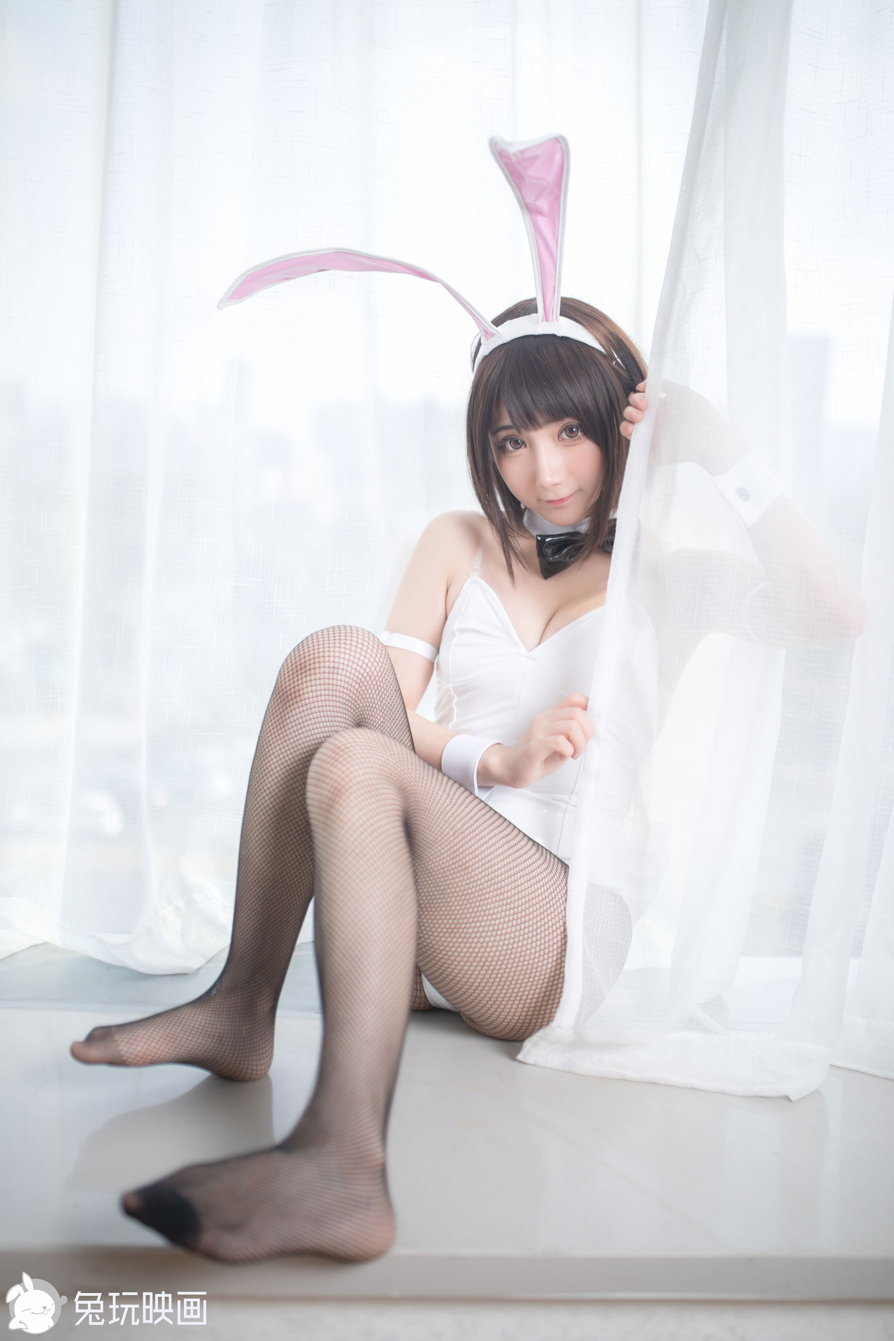 [兔玩映画] - 兔女郎 Vol.056 白色_第1张