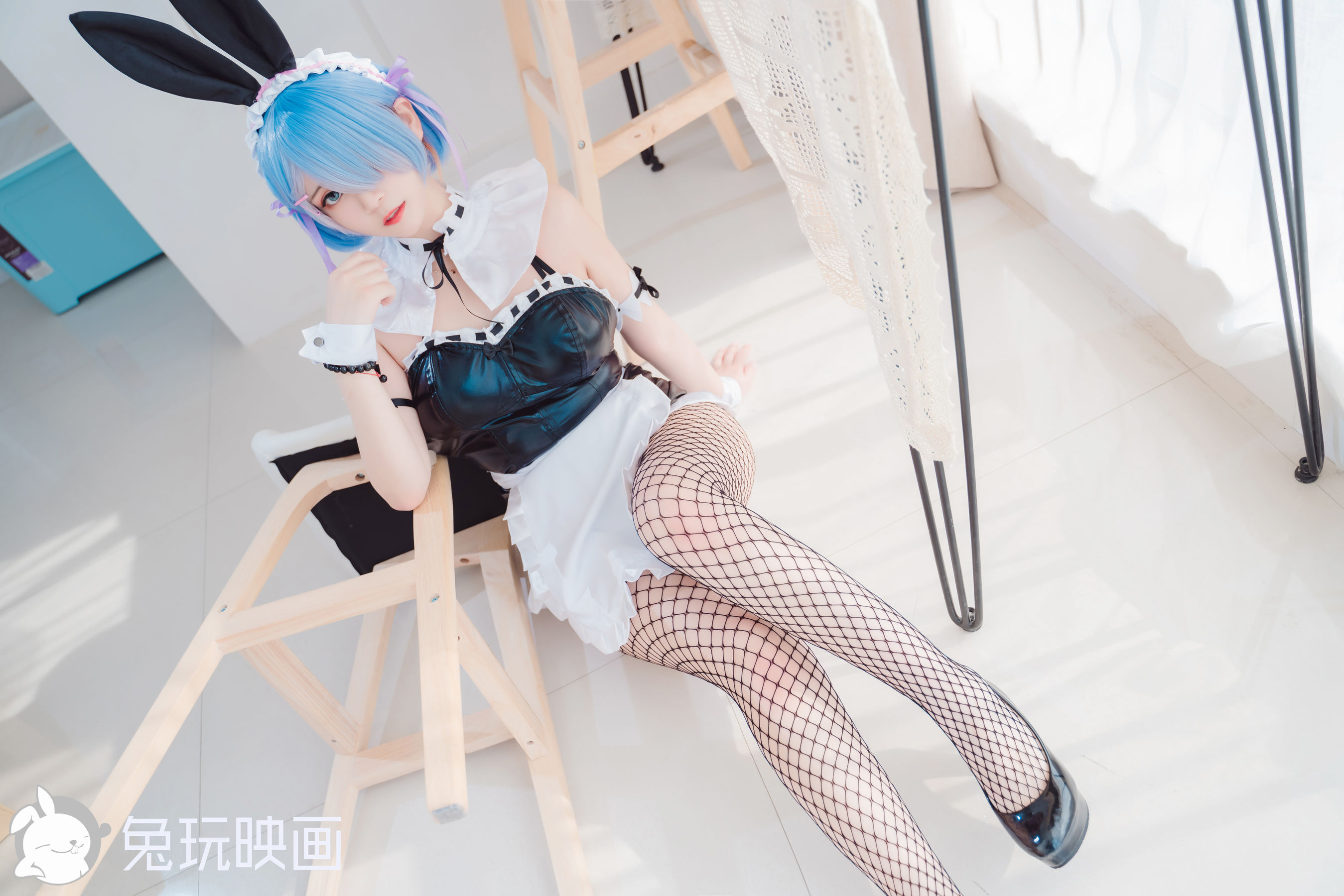 [兔玩映画] - 兔女郎 Vol.062 黑网_第3张