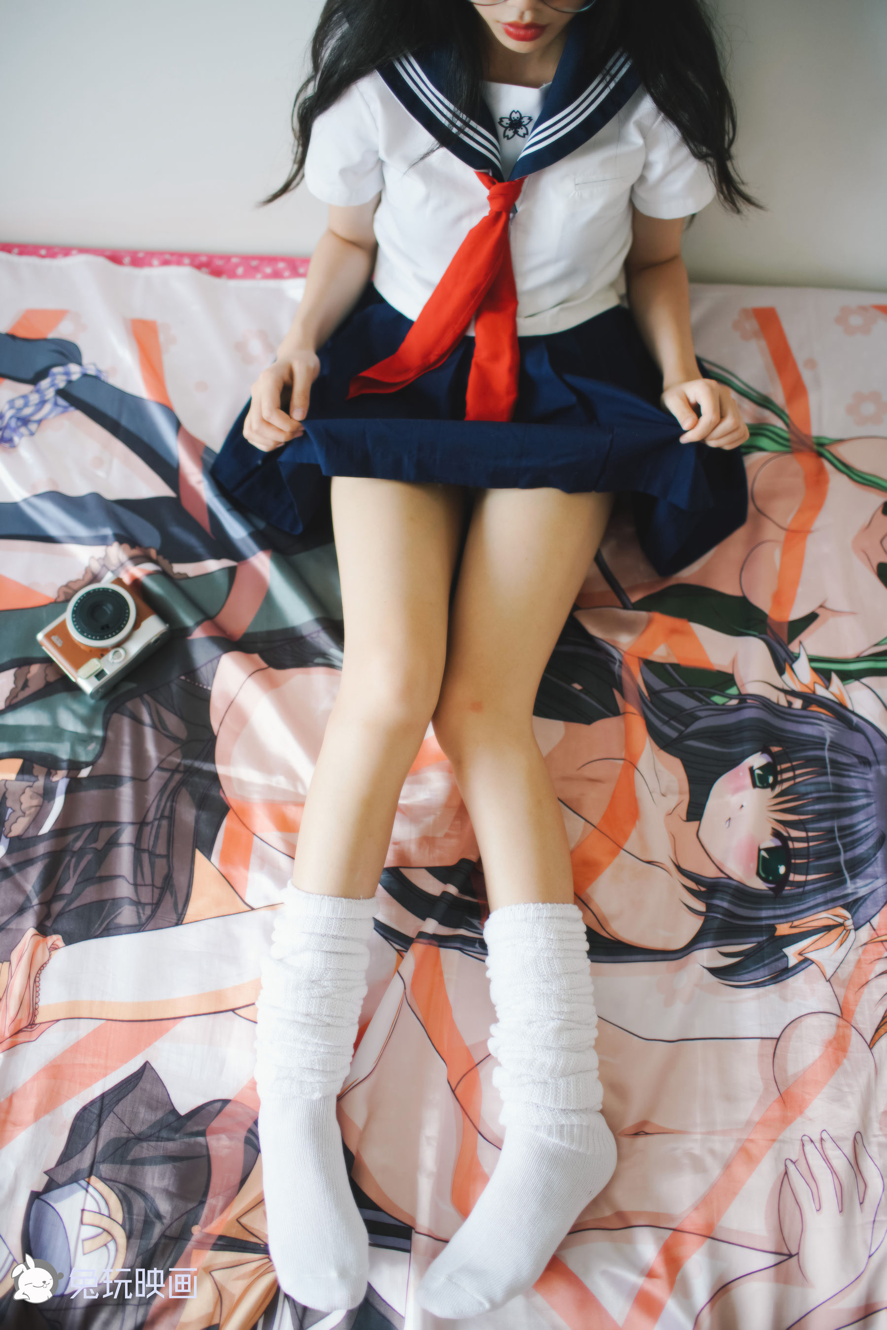 [兔玩映画] - 制服泡泡袜_第2张