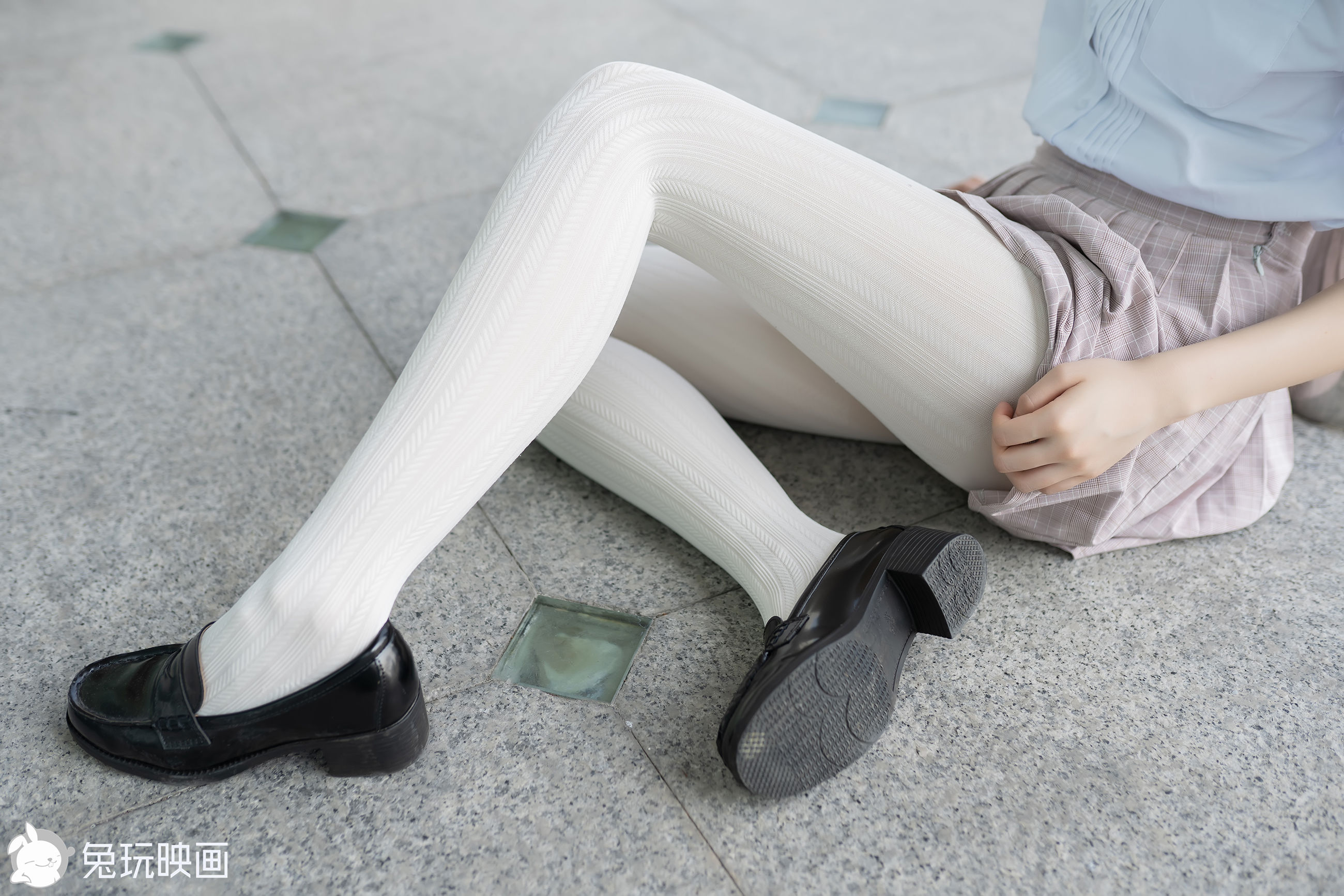 [兔玩映画] - 和白丝JK来一场邂逅_第3张