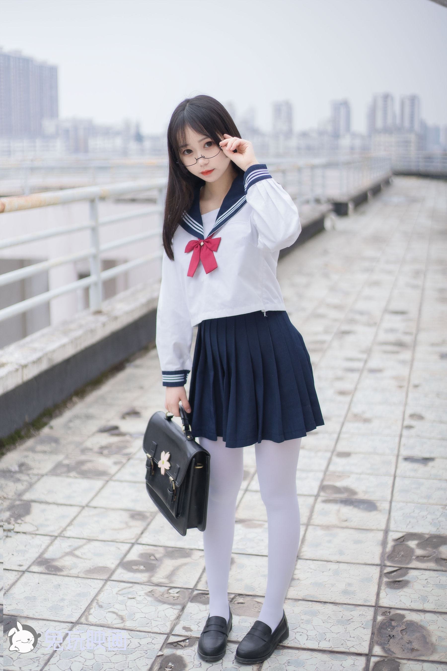 [兔玩映画] - 喵喵的白丝水手服_第4张