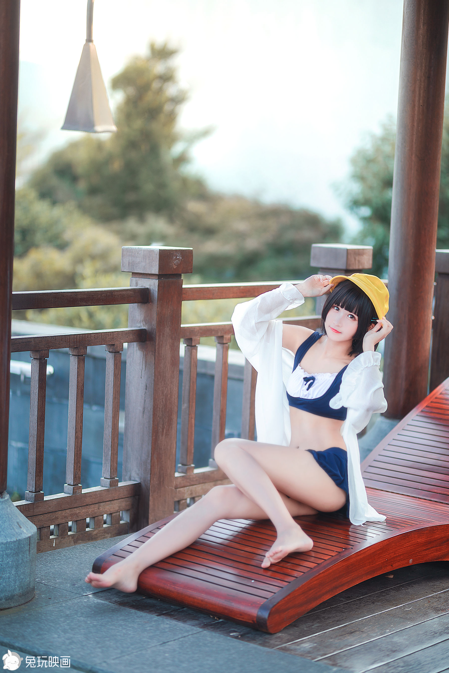 [兔玩映画] - 夏日泳装 Vol.041 小黄帽_第5张