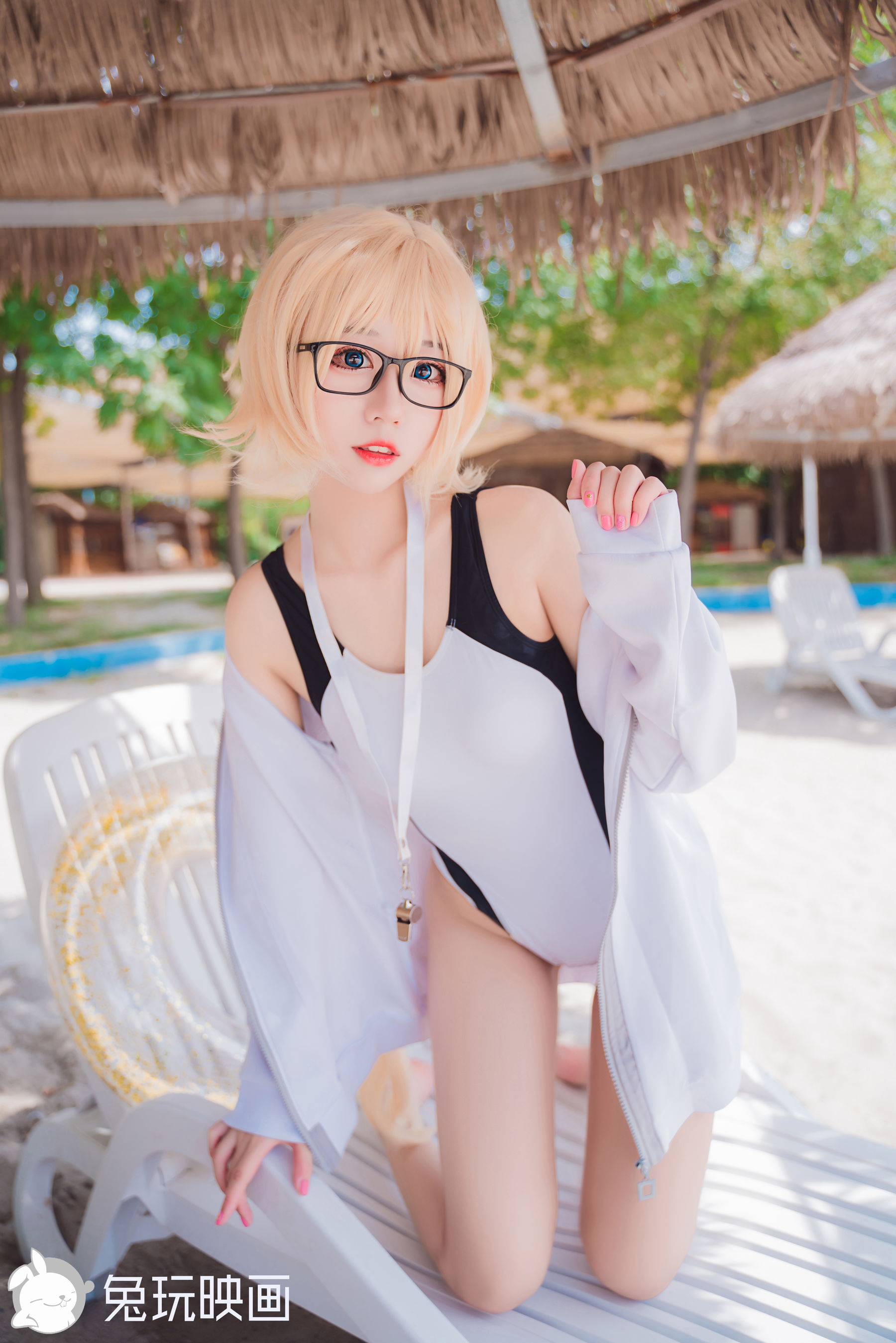 [兔玩映画] - 夏日泳装 Vol.049 白贞德_第2张