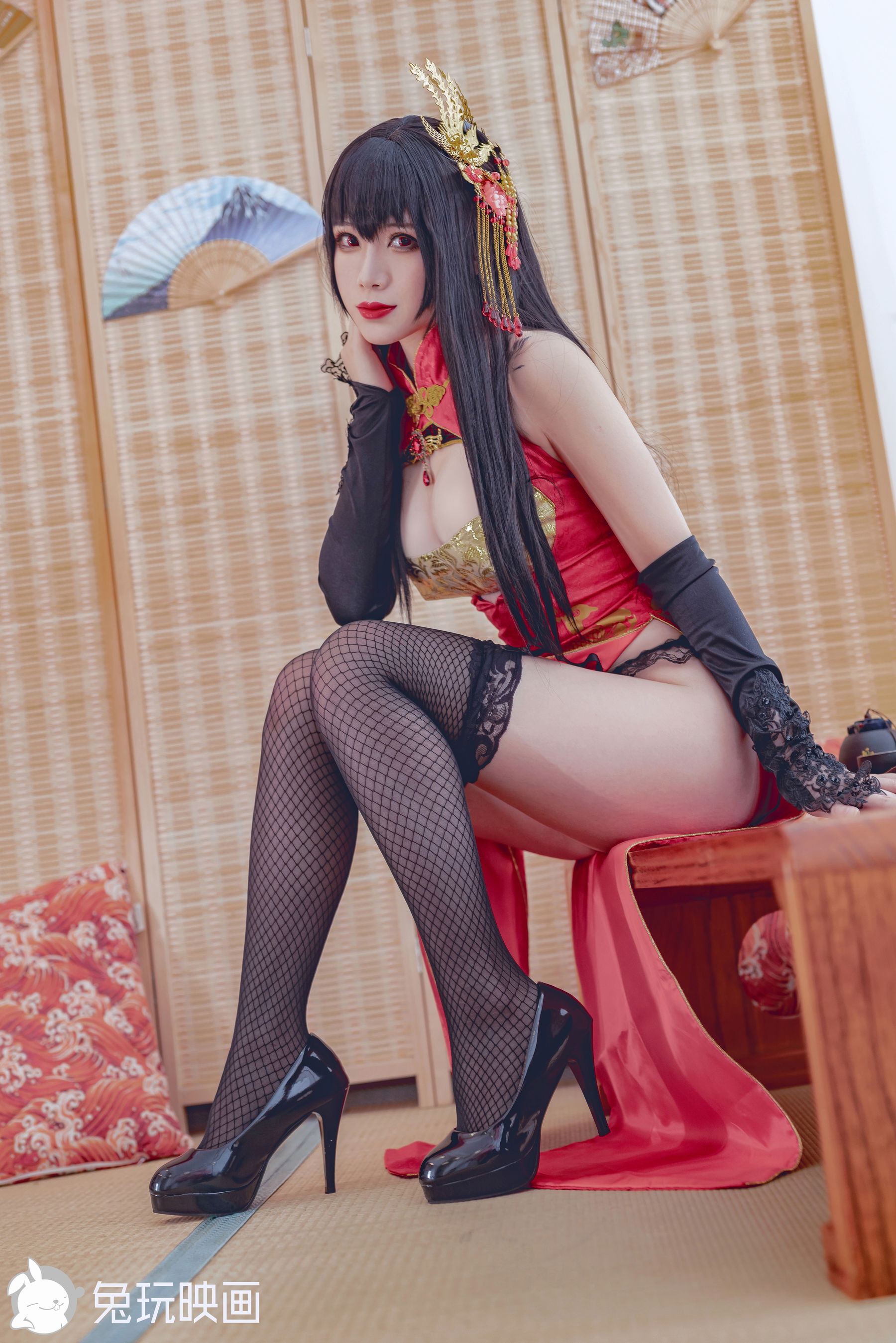 [兔玩映画] - 大凤和沙恩旗袍_第2张