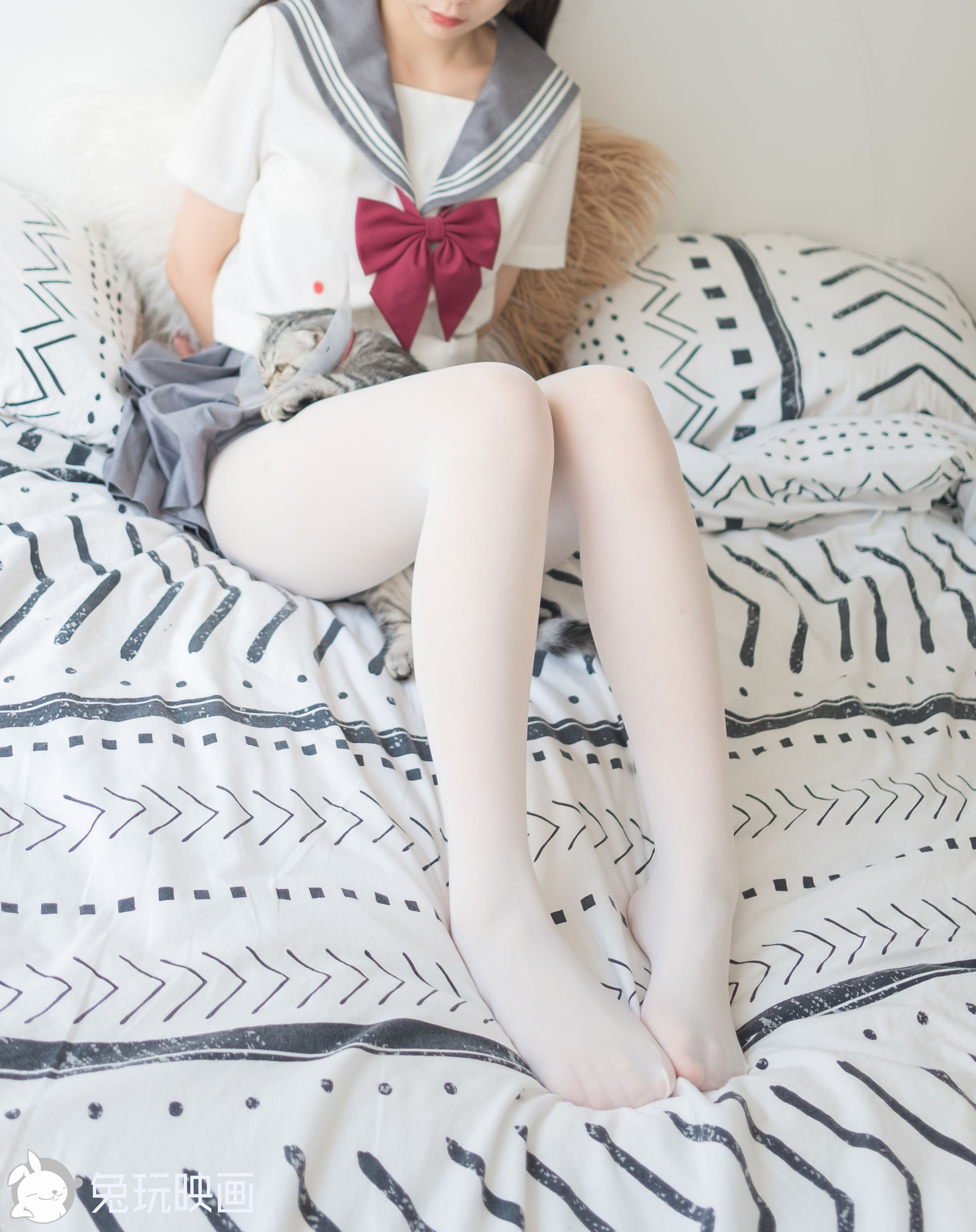 [兔玩映画] - 妹妹的可爱白丝_第2张