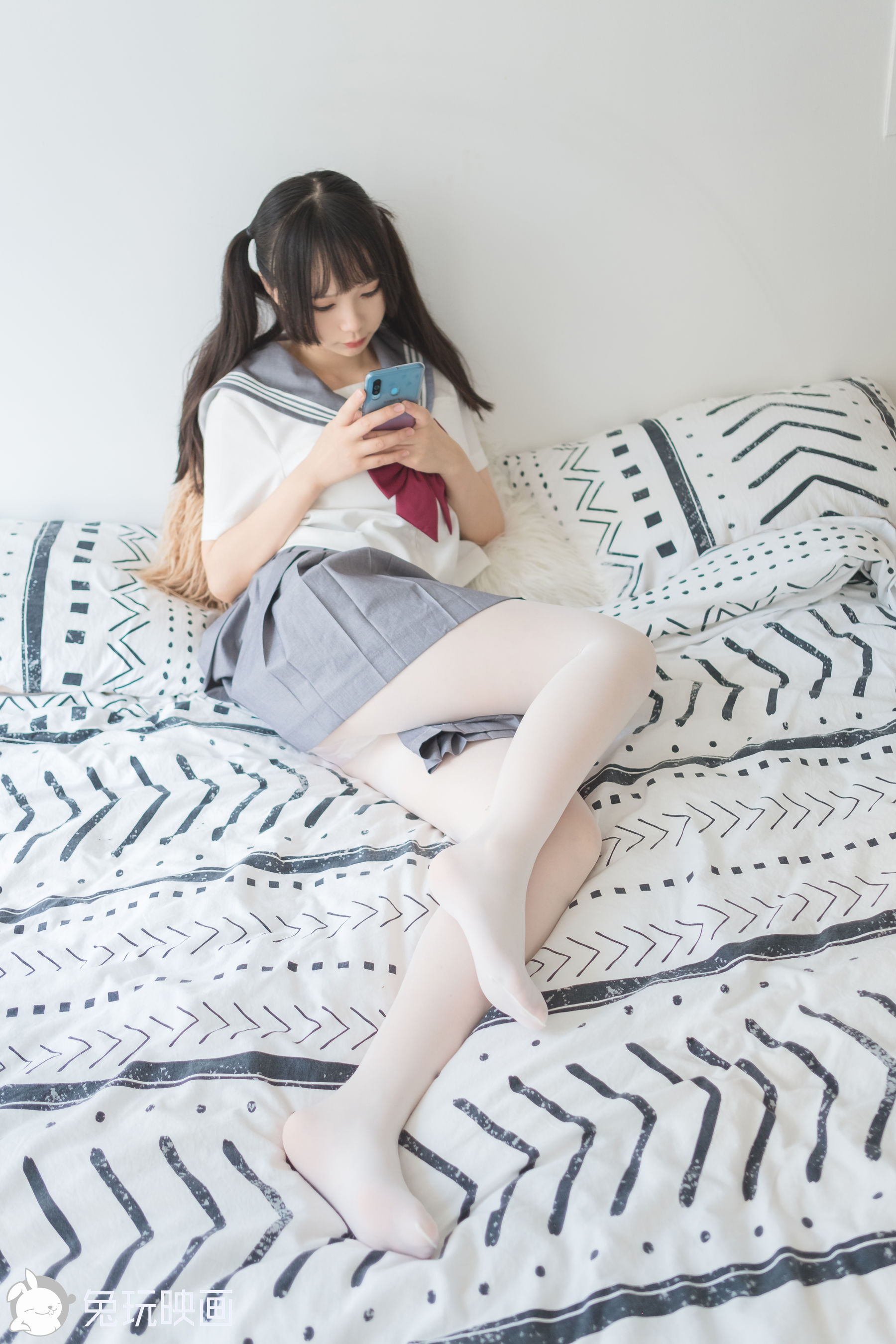 [兔玩映画] - 妹妹的可爱白丝_第5张