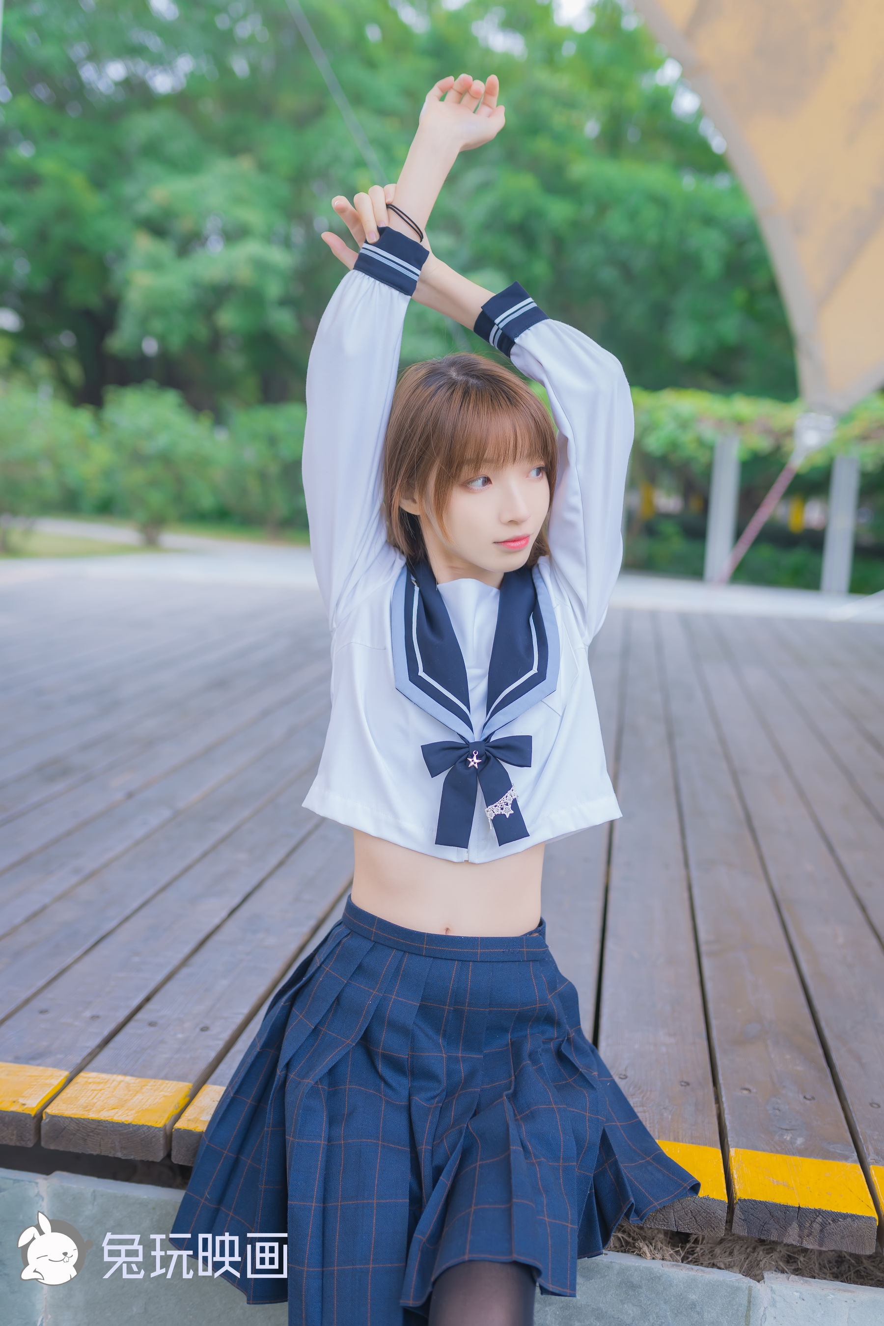 [兔玩映画] - 小清新JK少女_第2张