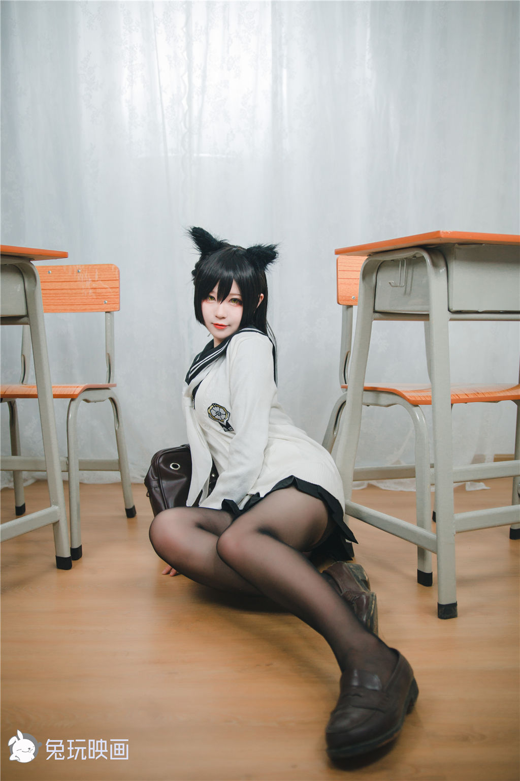 [兔玩映画] - 校服爱宕_第4张