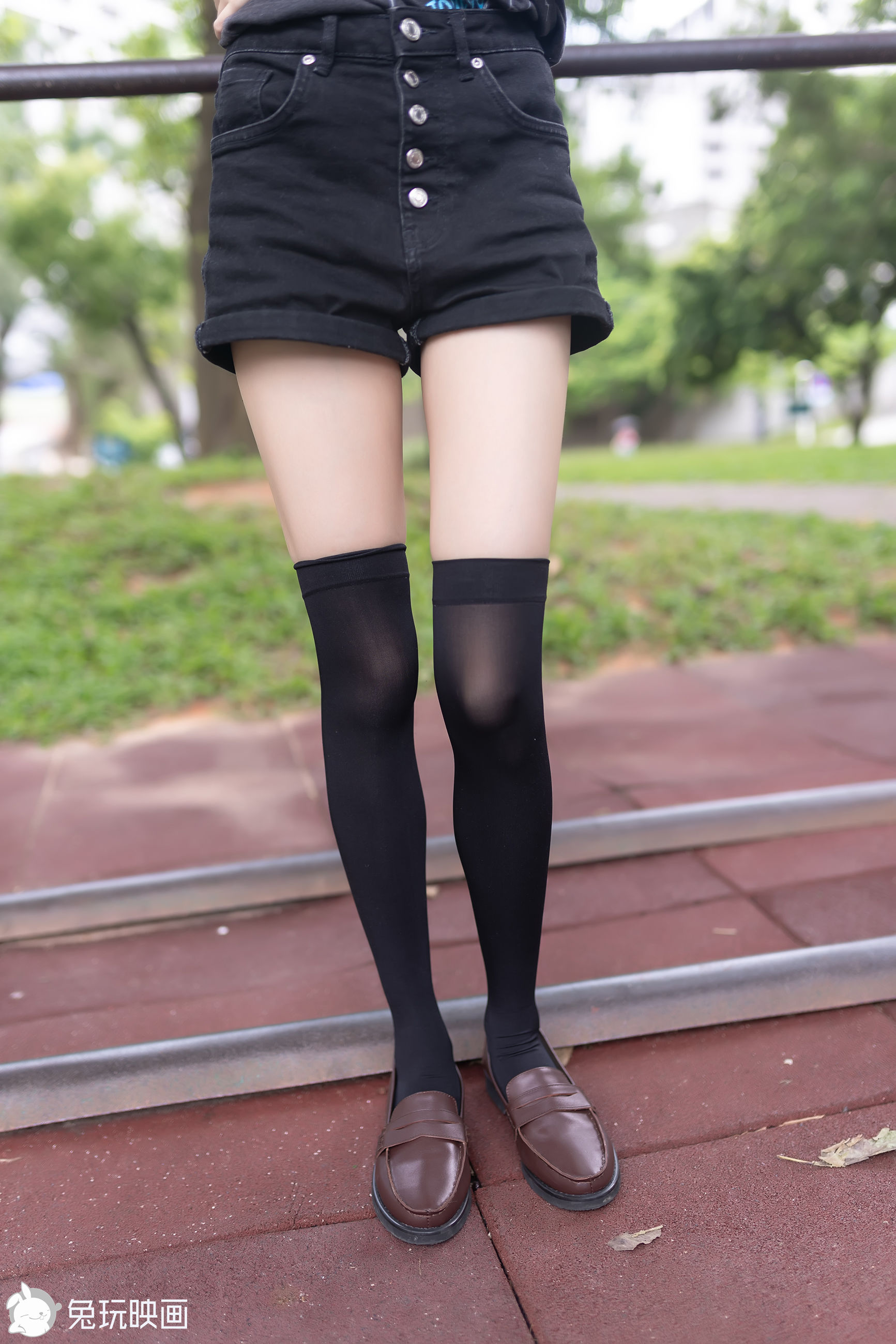 [兔玩映画] - 热裤黑袜_第5张