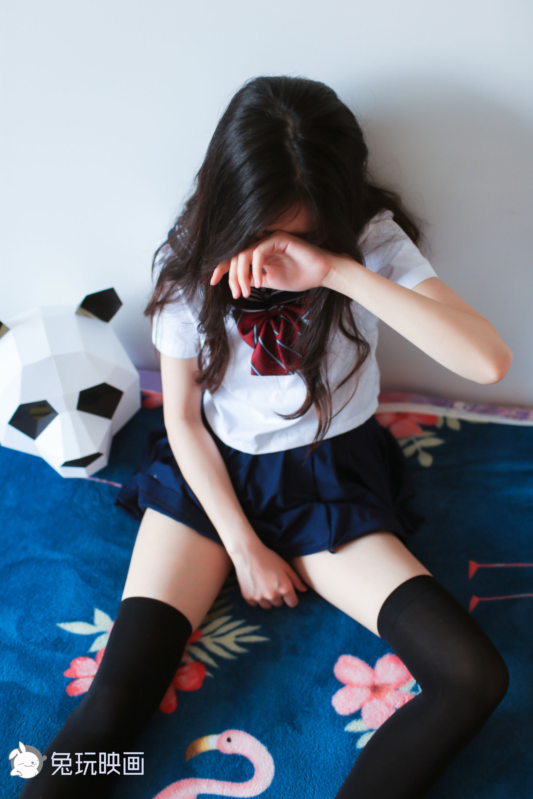 [兔玩映画] - 熊猫黑丝少女_第2张