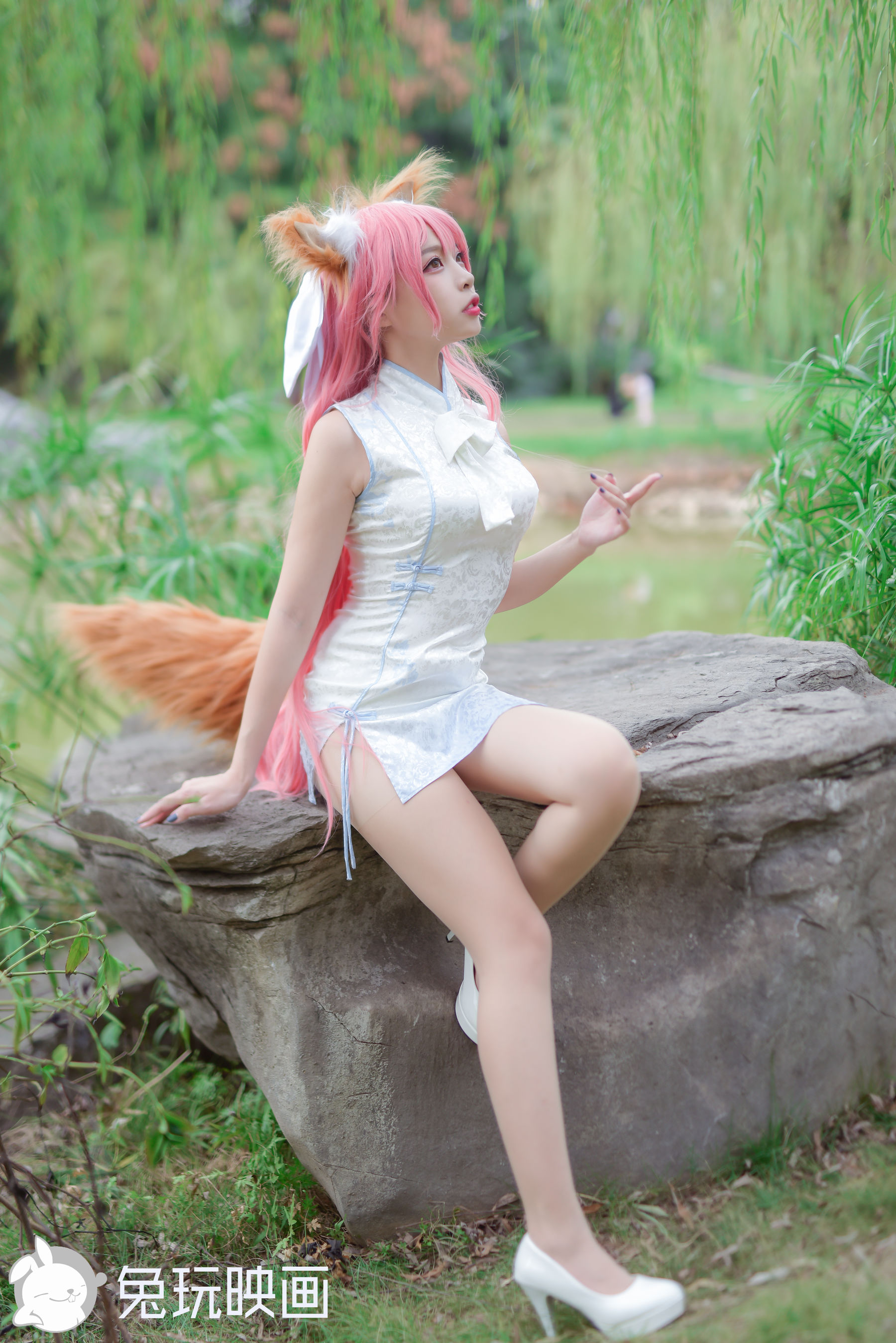 [兔玩映画] - 玉藻前白旗袍_第2张