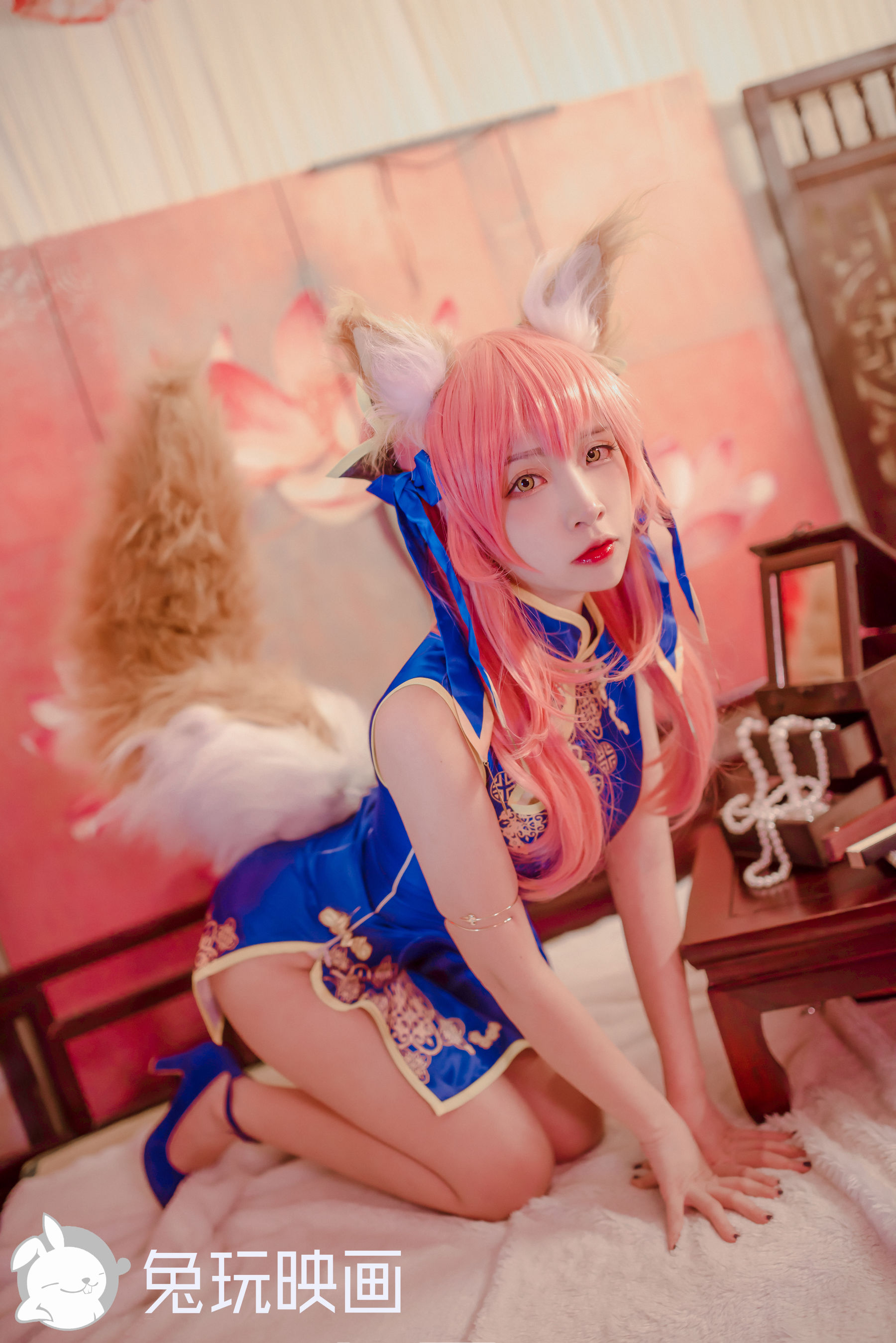 [兔玩映画] - 玉藻前的蓝旗袍_第1张