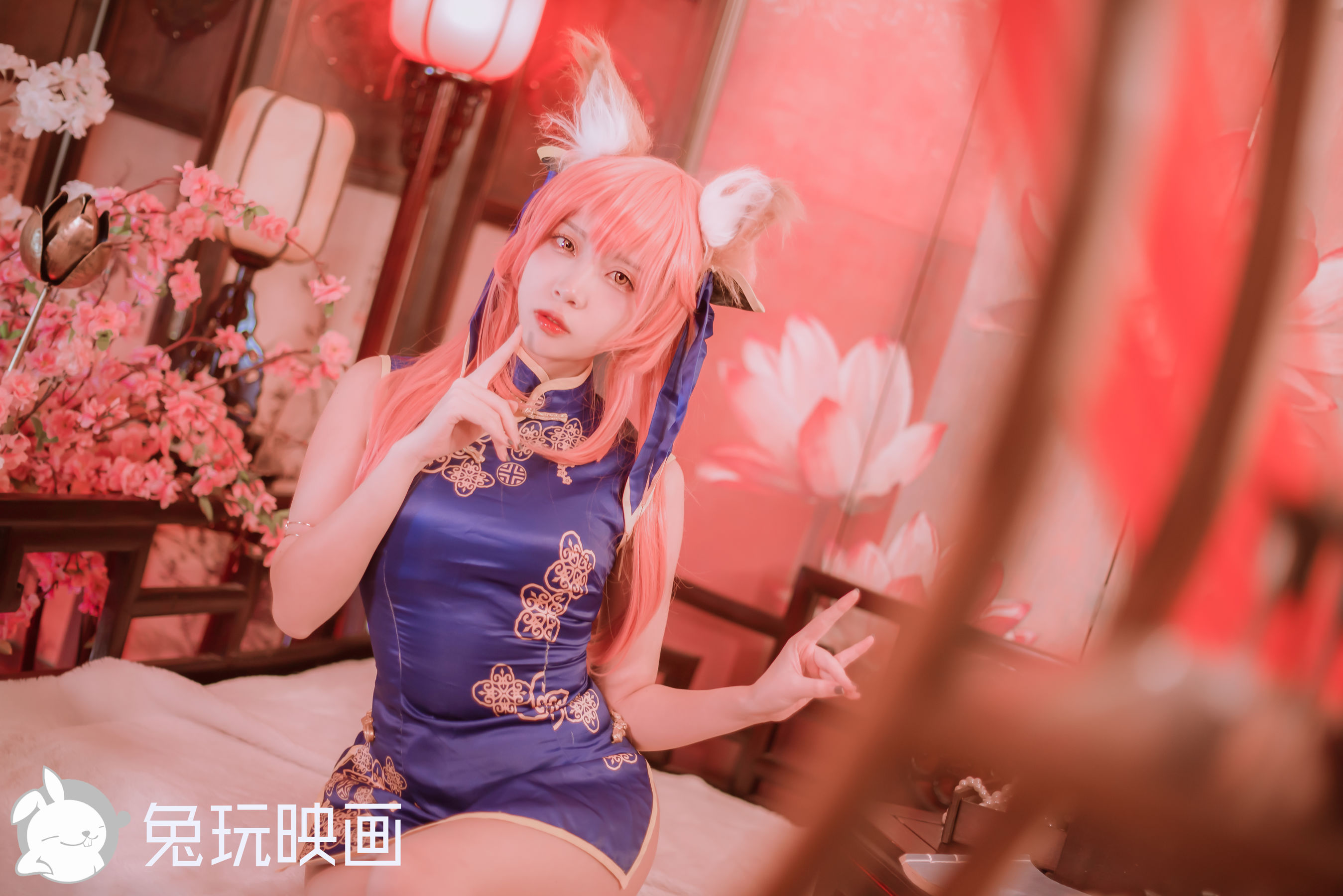 [兔玩映画] - 玉藻前的蓝旗袍_第5张