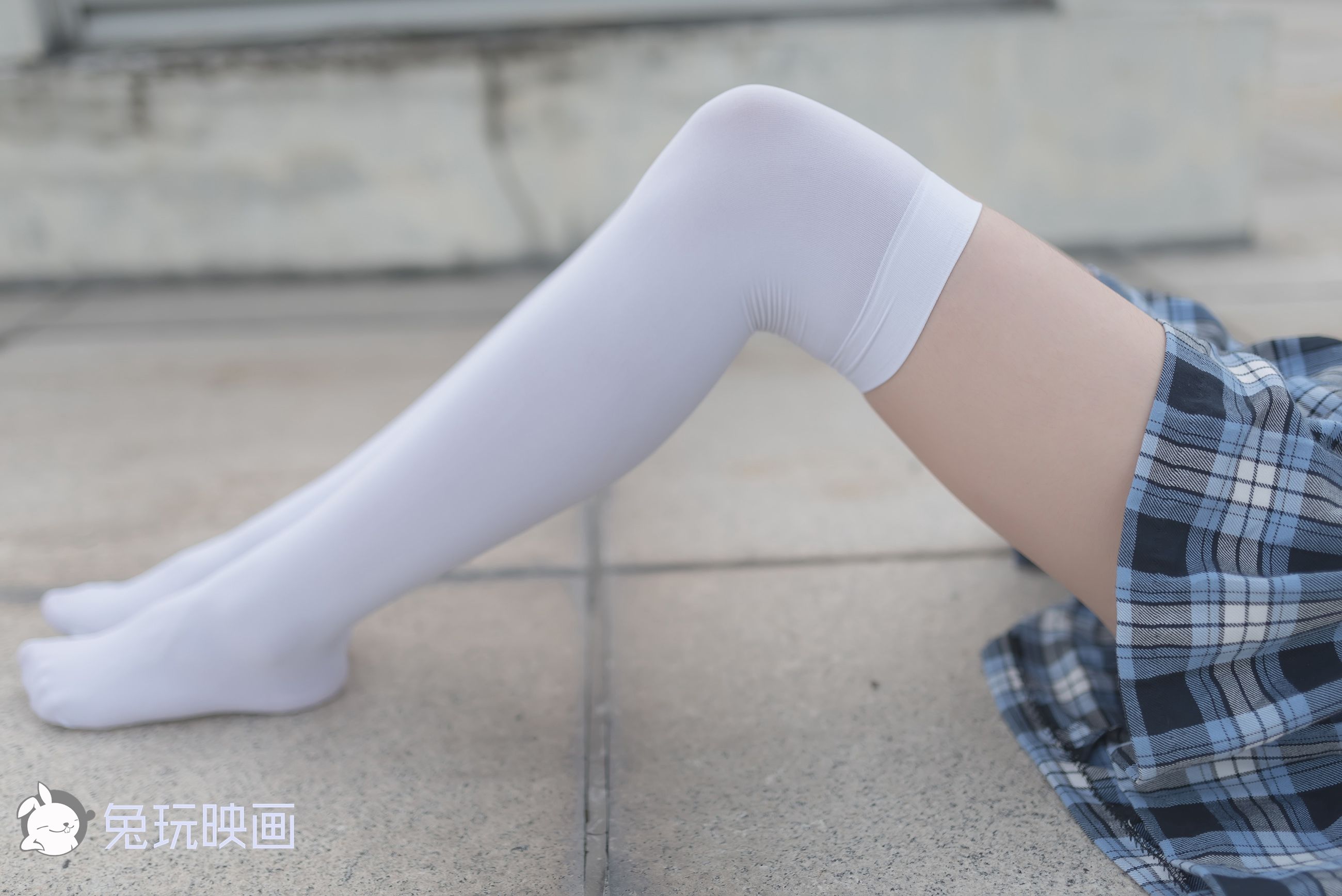 [兔玩映画] - 白丝格裙_第3张