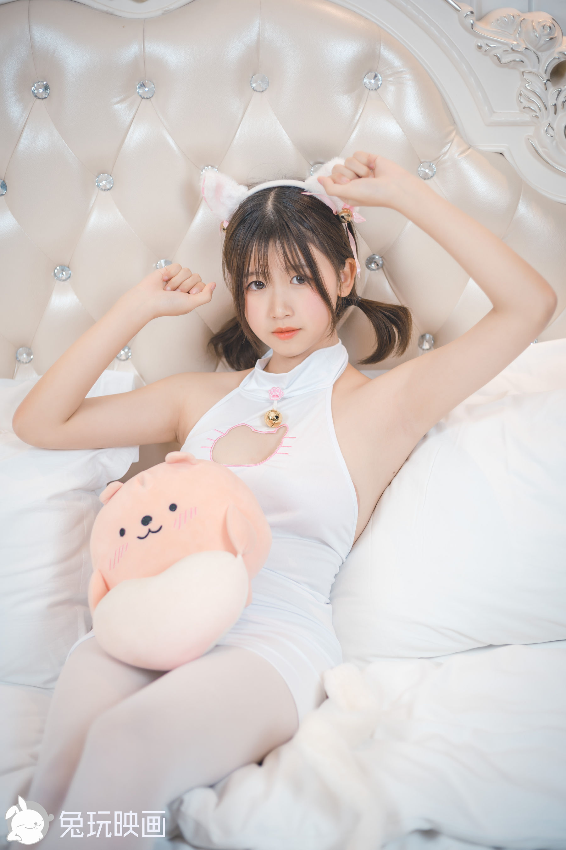 [兔玩映画] - 白丝猫咪_第2张