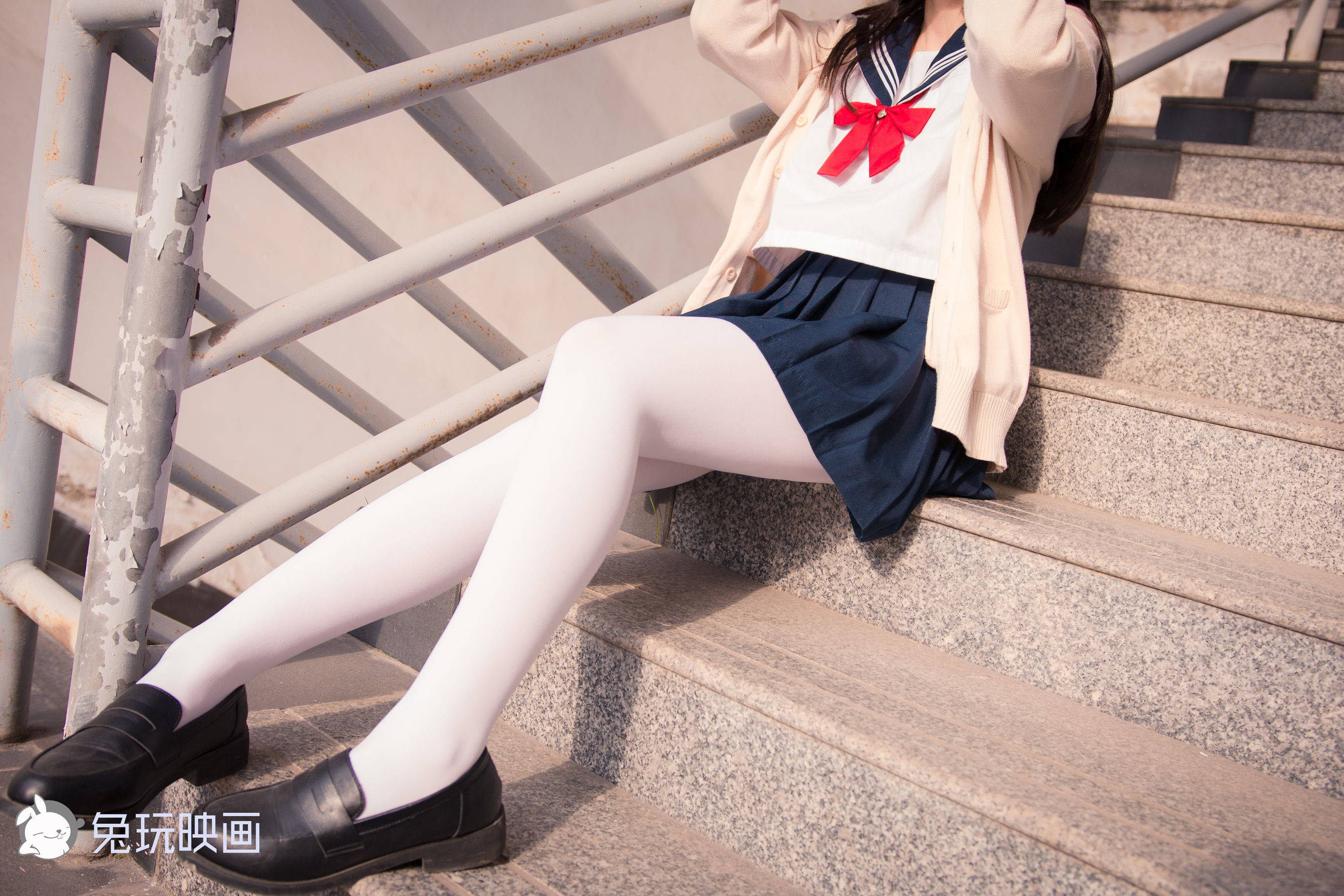 [兔玩映画] - 白丝眼镜娘_第3张