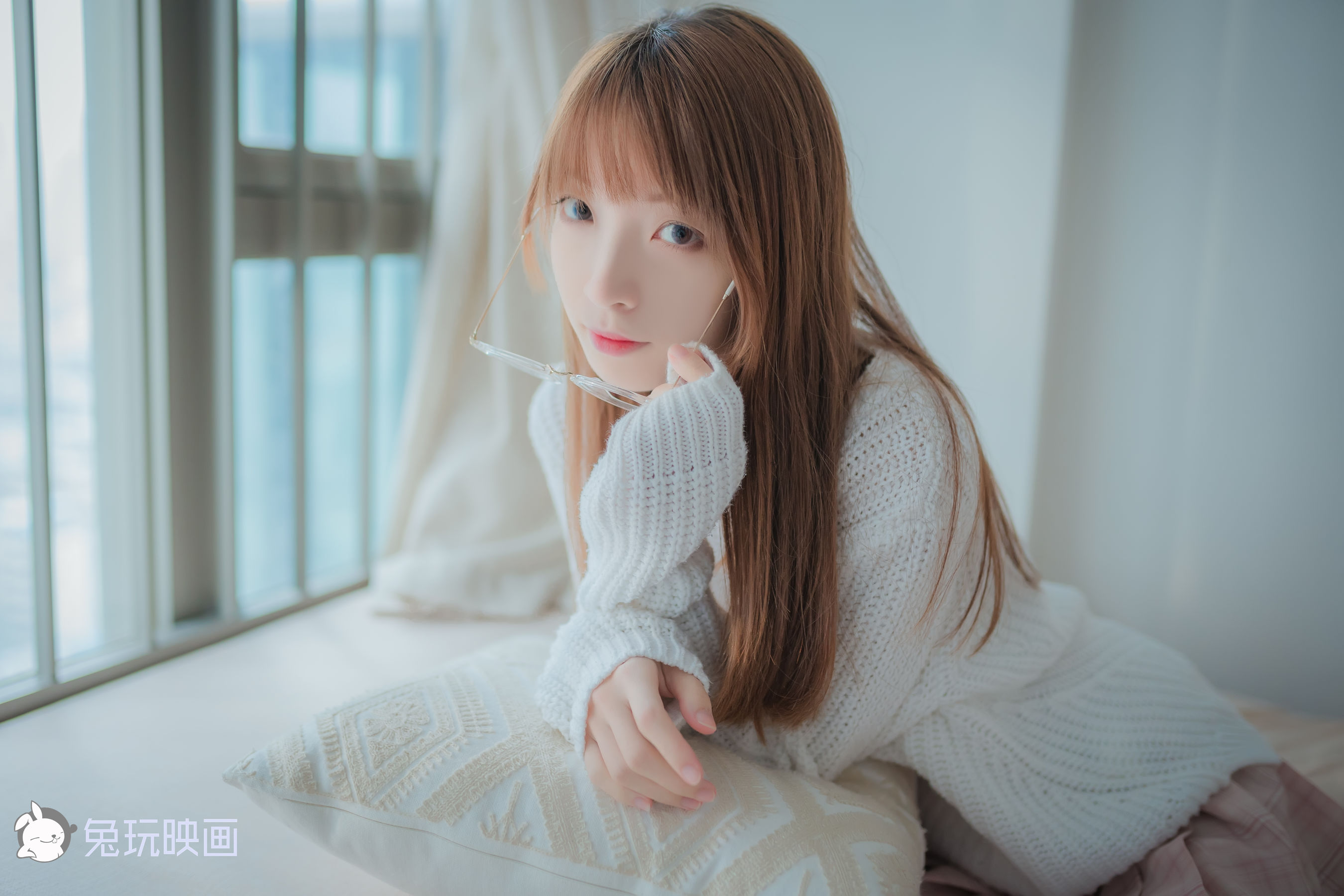 [兔玩映画] - 粉格裙的眼镜娘_第5张