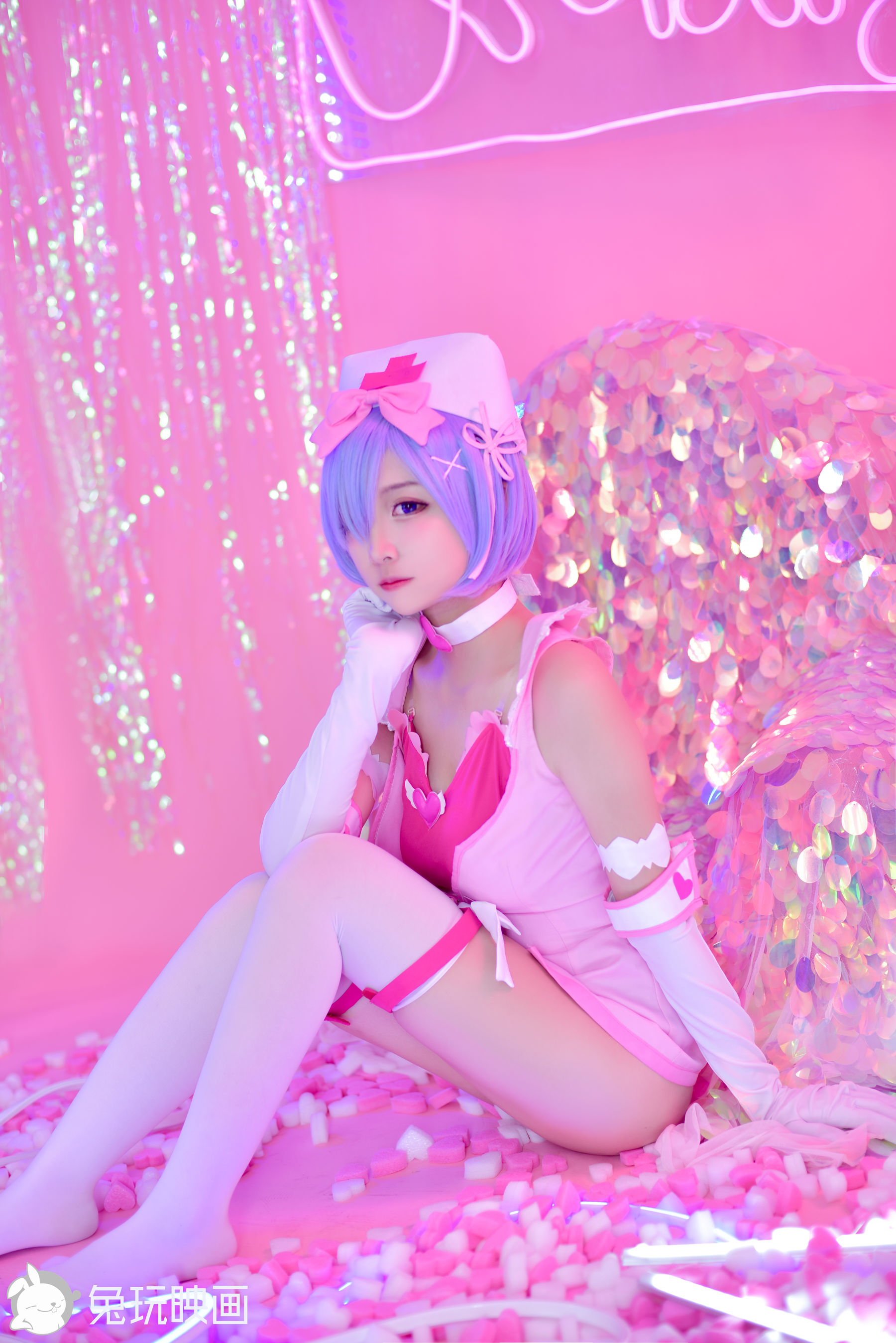 [兔玩映画] - 粉粉哒蕾姆护士_第4张