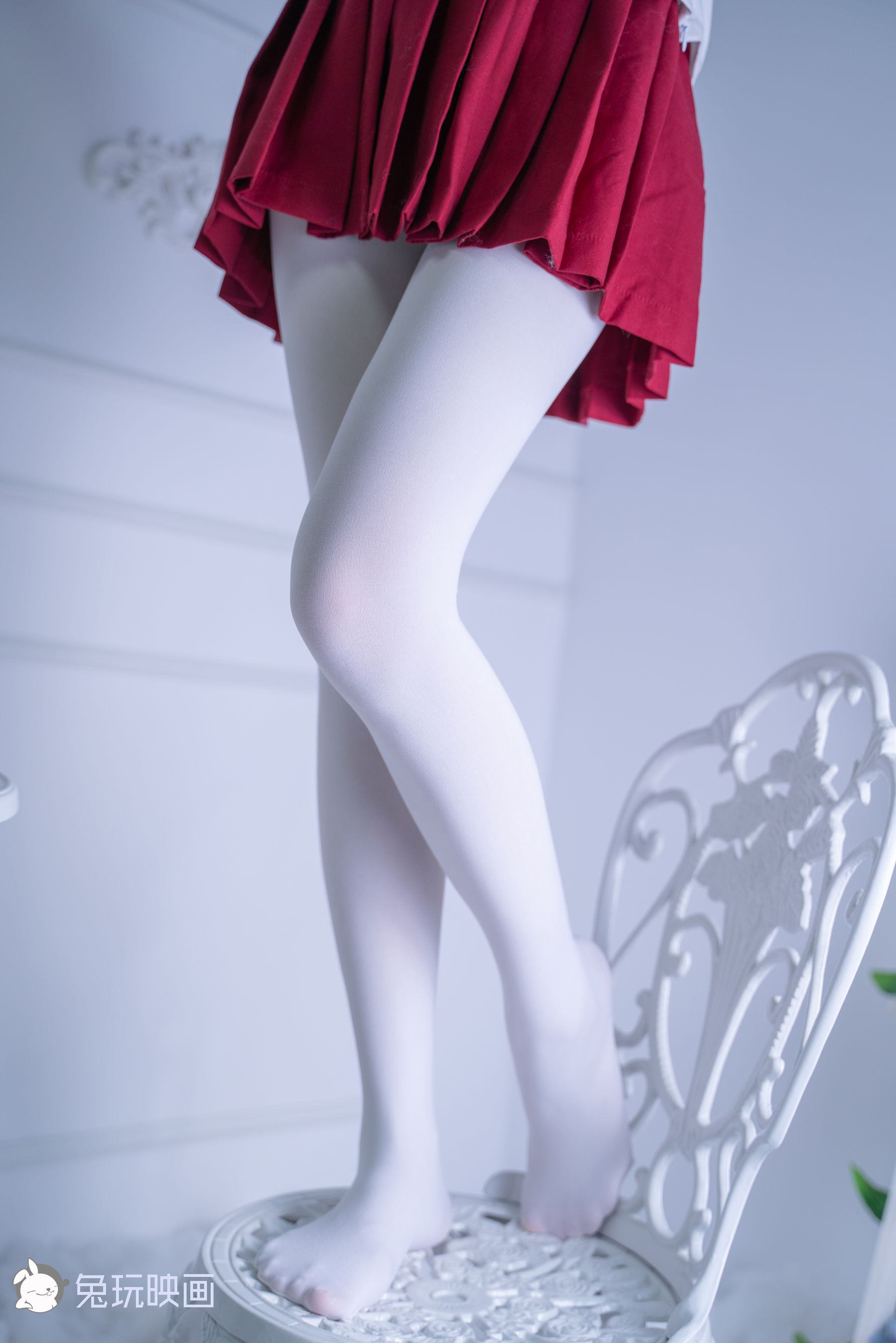 [兔玩映画] - 红裙与白丝_第1张