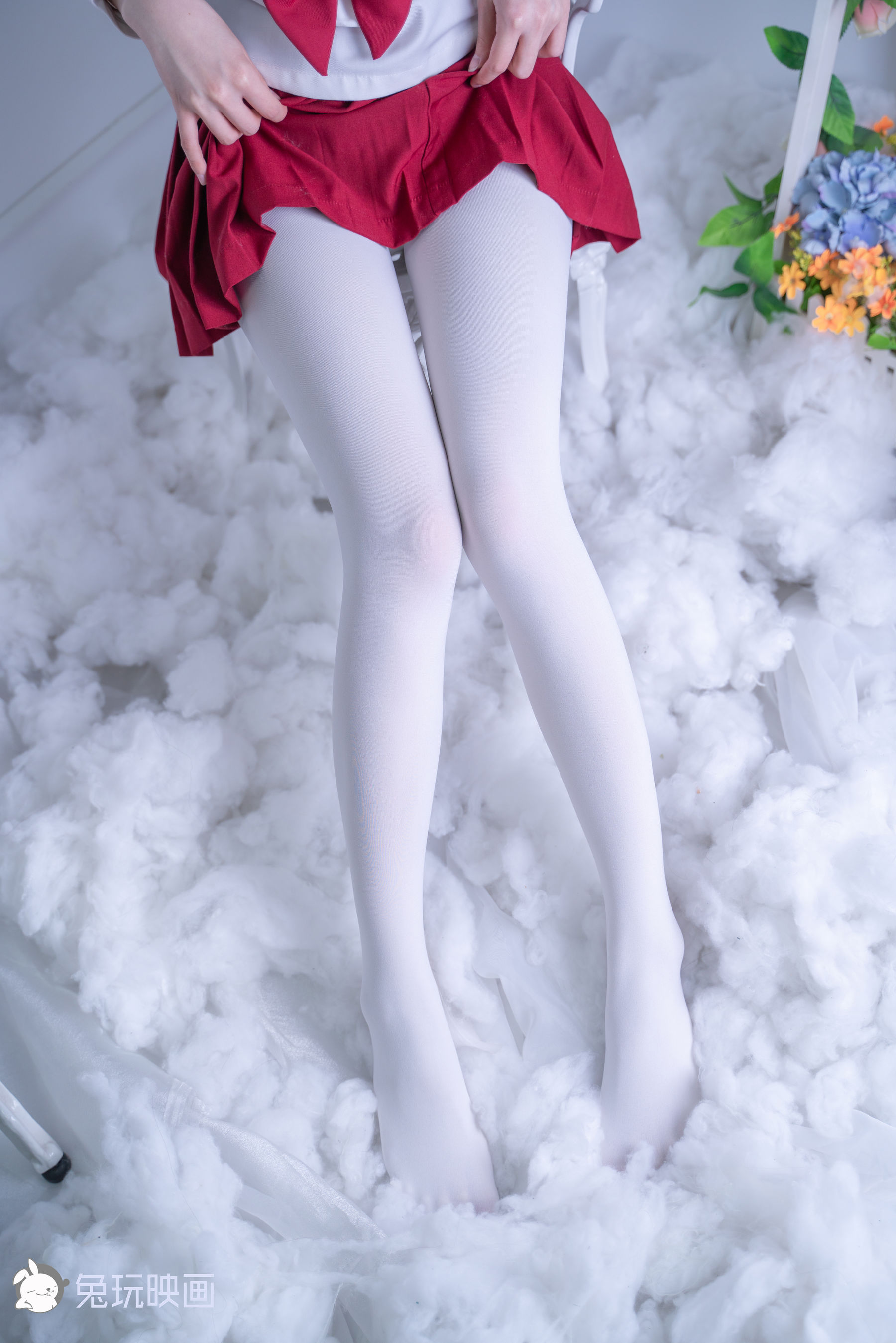 [兔玩映画] - 红裙与白丝_第2张