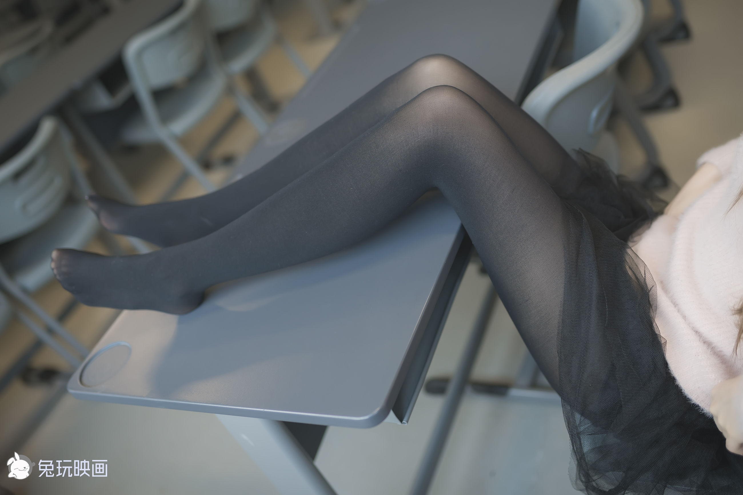 [兔玩映画] - 纯黑纱裙_第5张