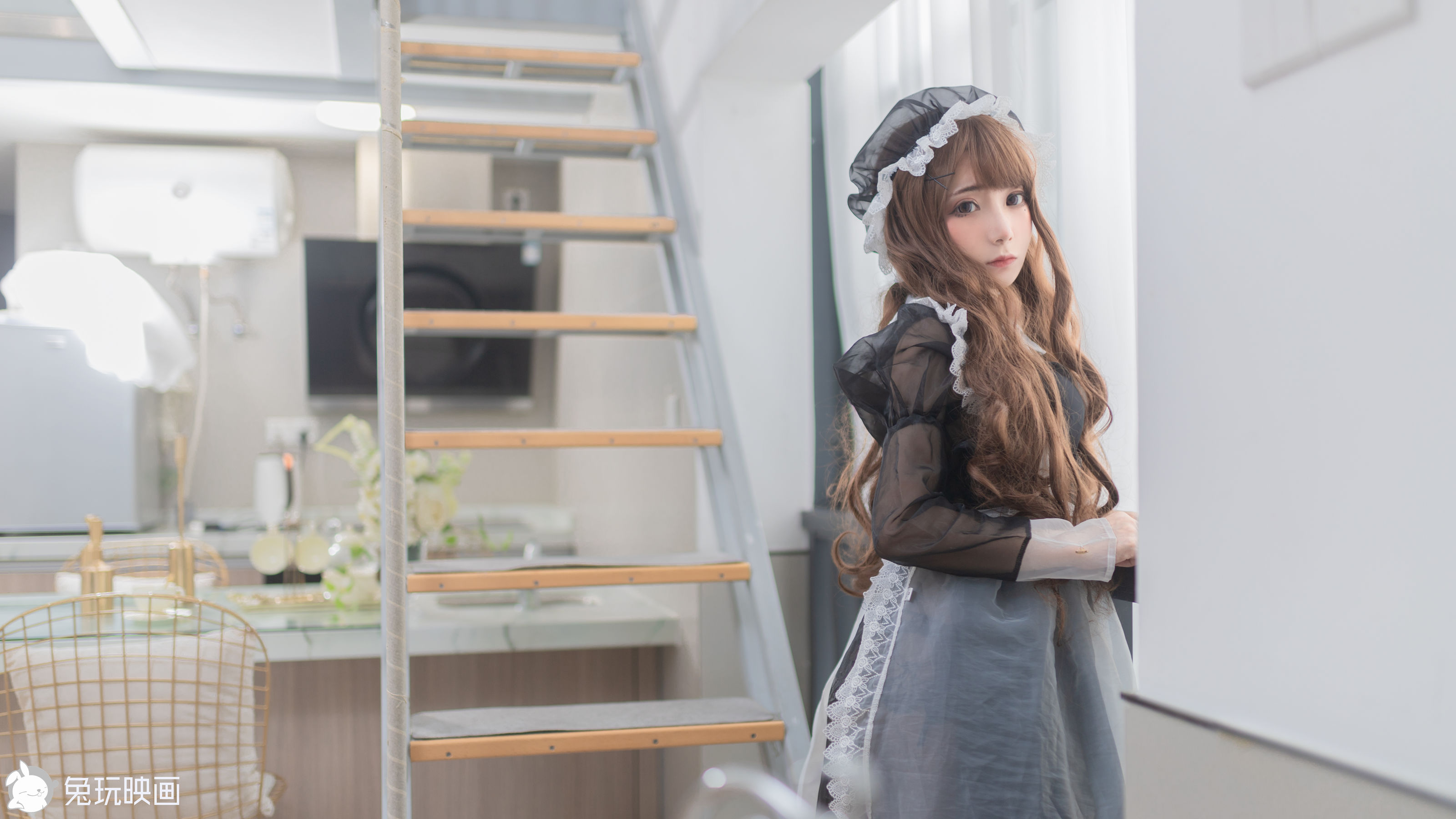 [兔玩映画] - 透明女仆和黑色旗袍_第5张