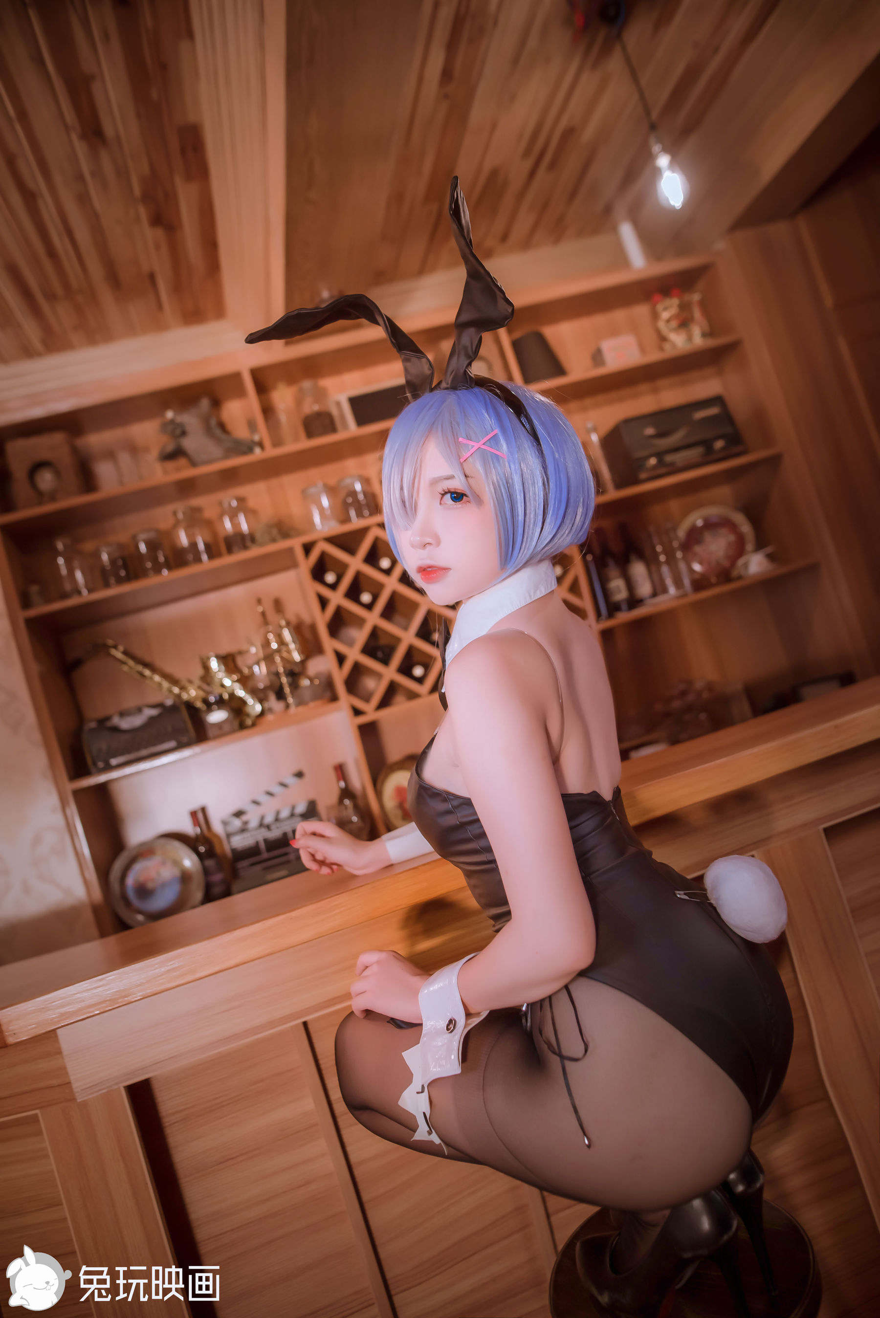 [兔玩映画] - 雷姆白裙和兔女郎_第1张