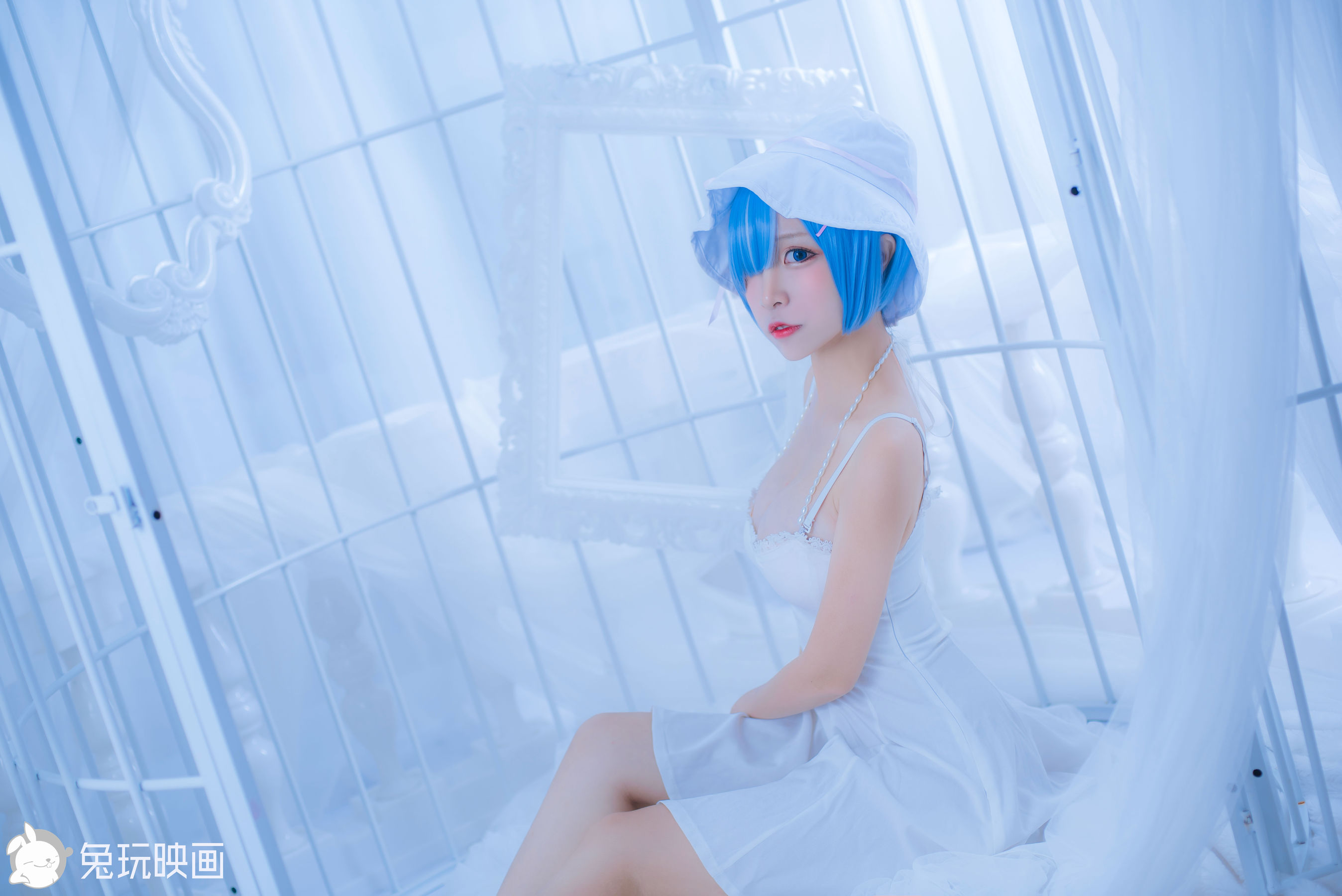 [兔玩映画] - 雷姆白裙和兔女郎_第4张