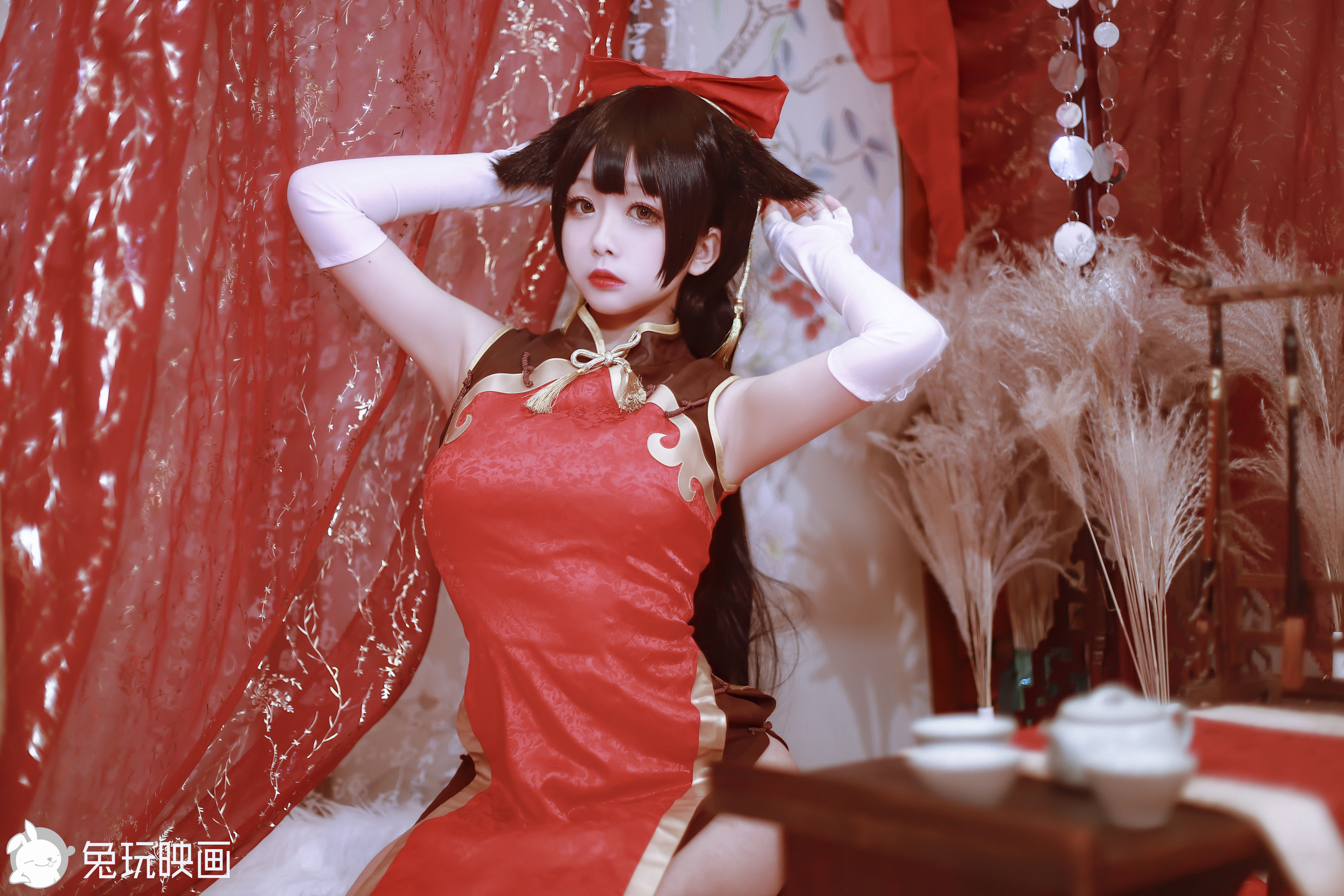 [兔玩映画] - 高雄红色旗袍_第5张