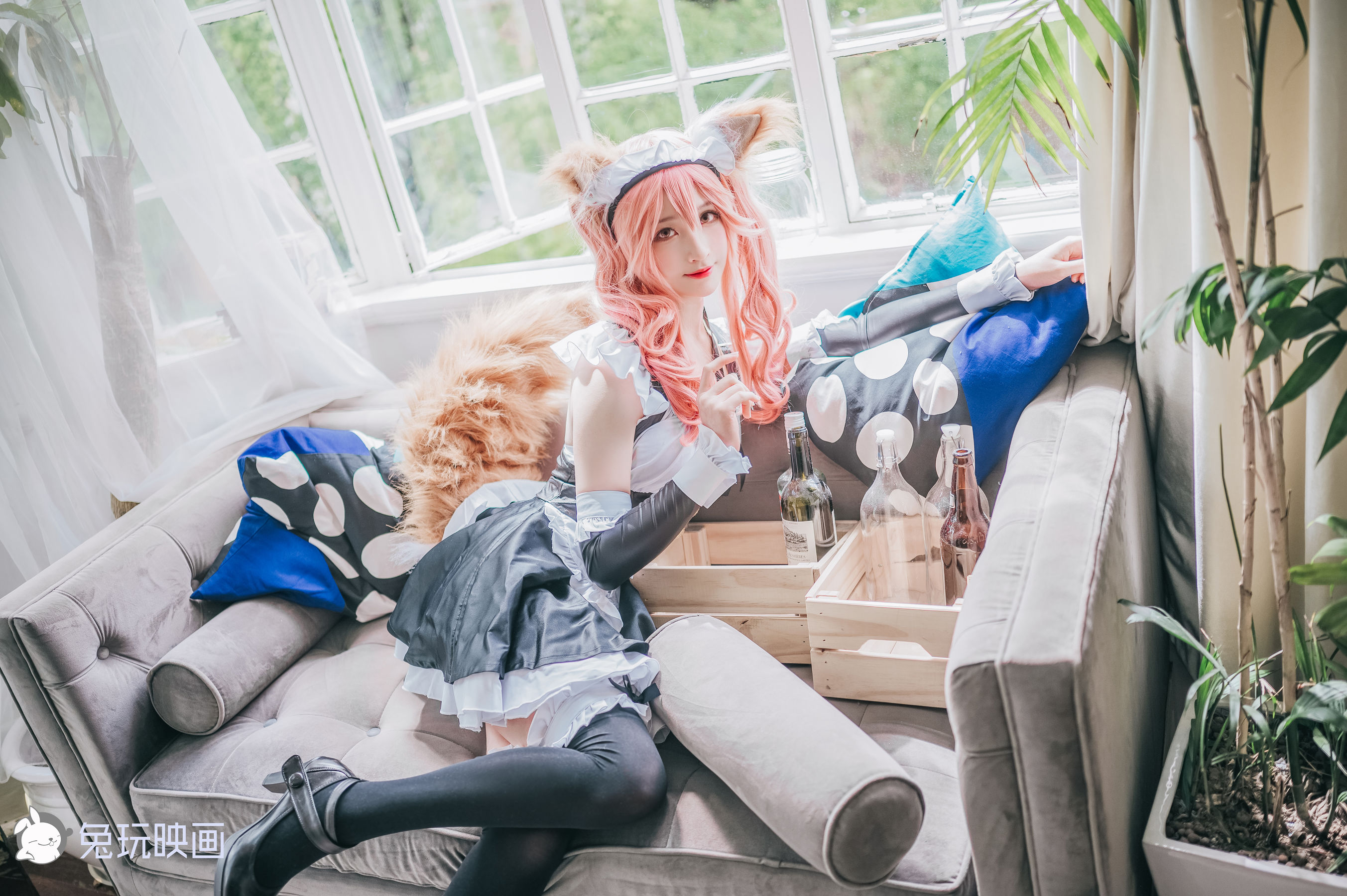 [兔玩映画] - 魅力COS Vol.013 女仆玉藻前_第4张