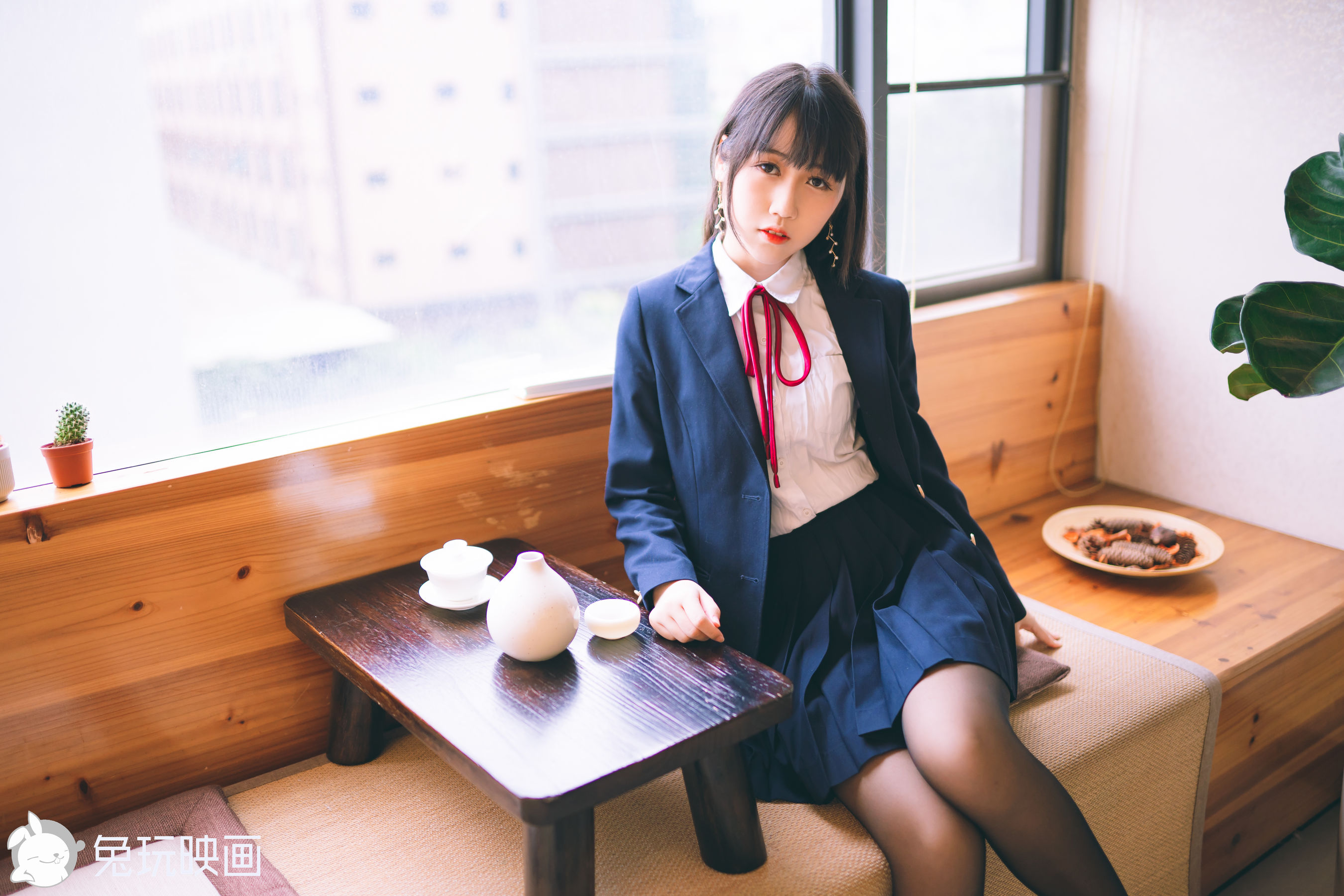 [兔玩映画] - 黑丝JK小姐姐_第4张