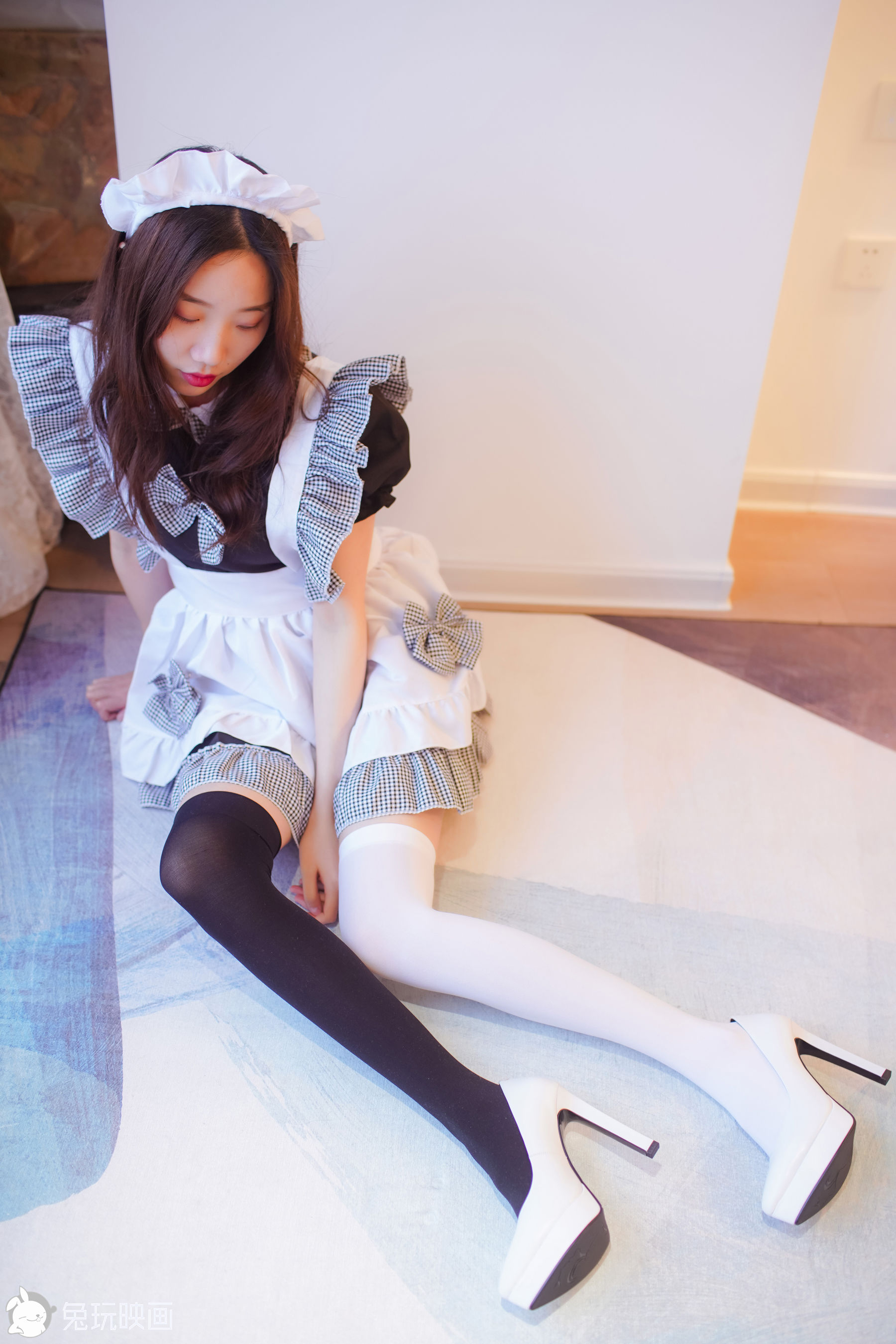 [兔玩映画] - 黑白女仆装_第1张