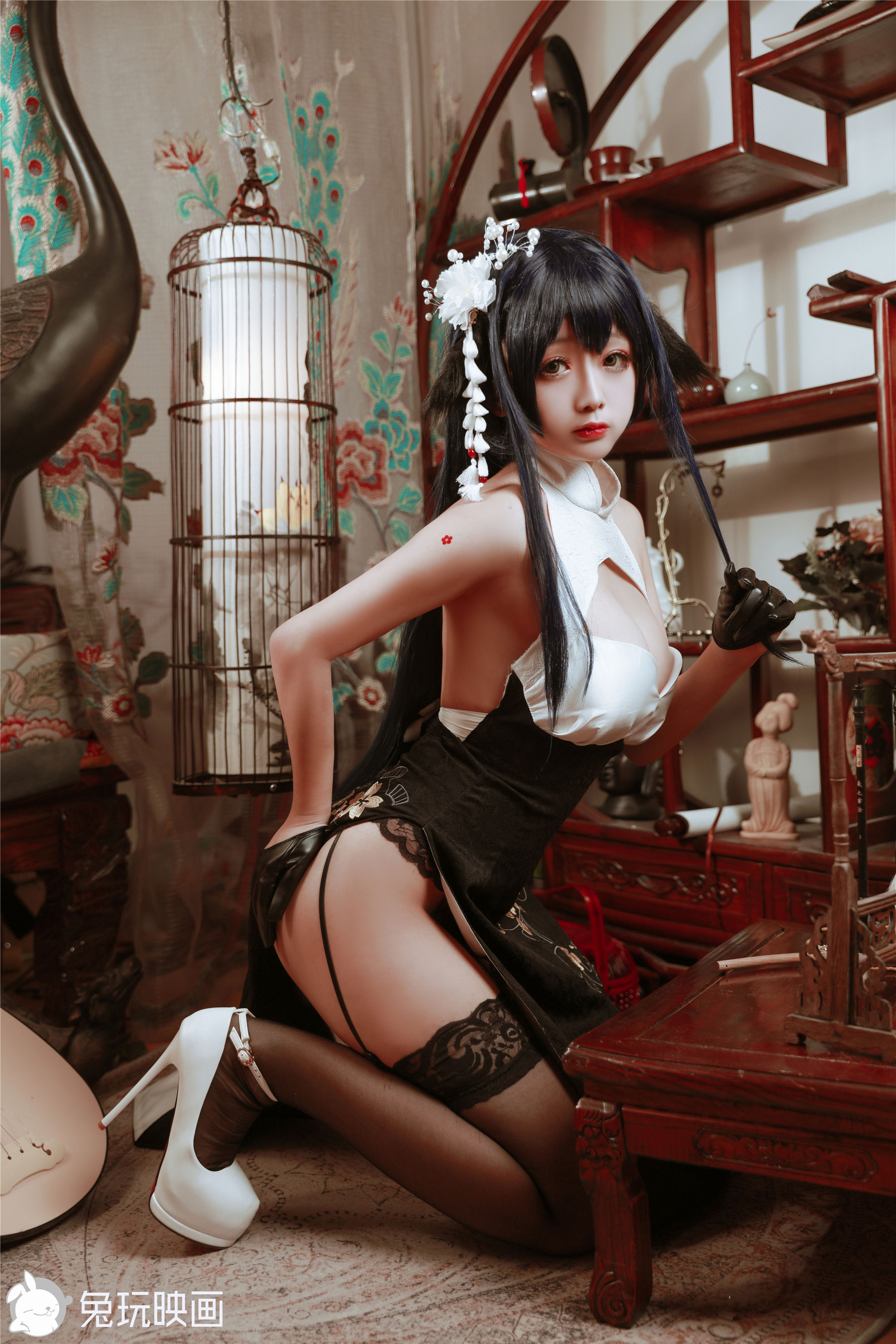 [兔玩映画] - 黑白旗袍_第5张