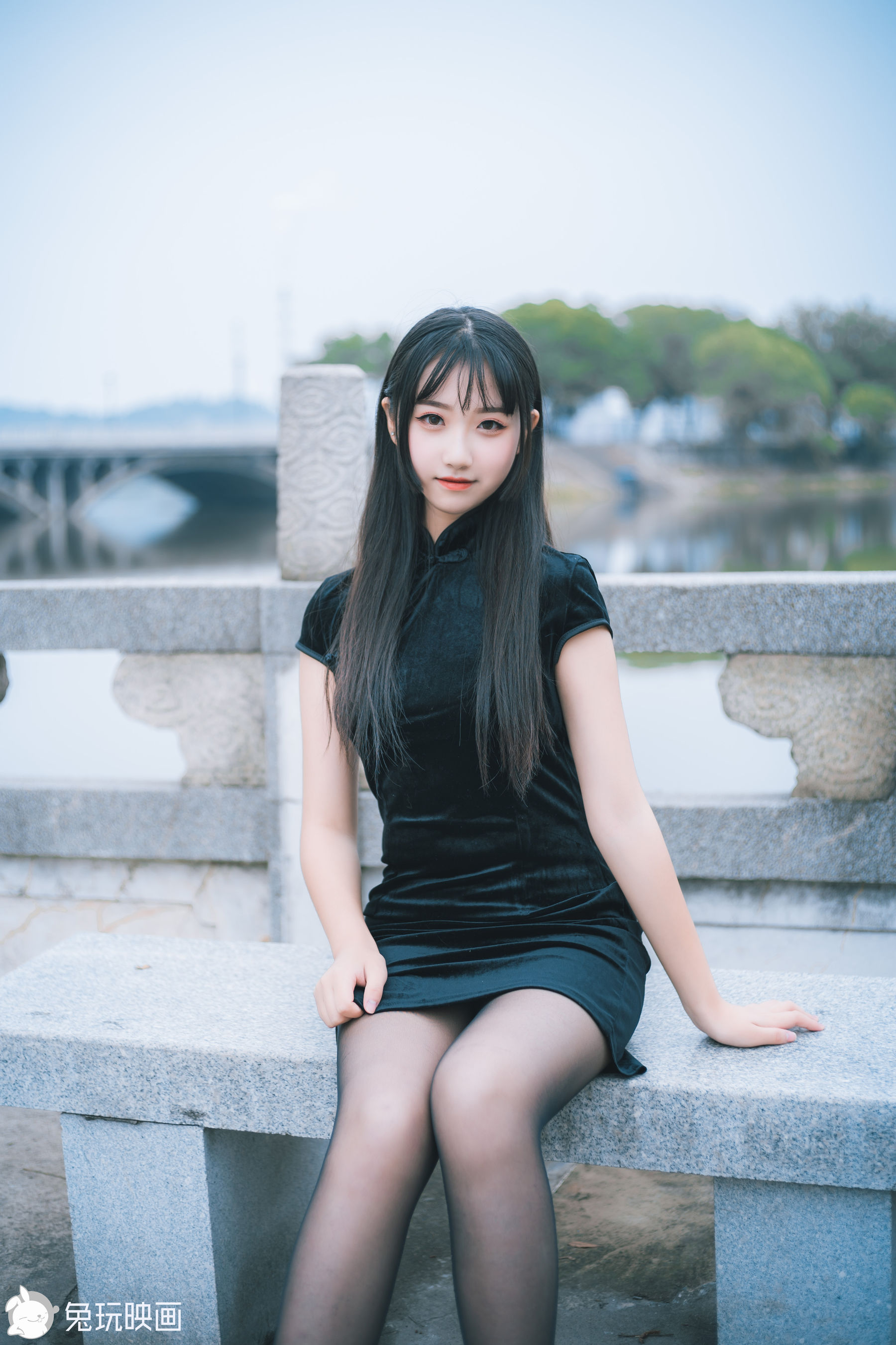 [兔玩映画] - 黑色旗袍游园会_第5张