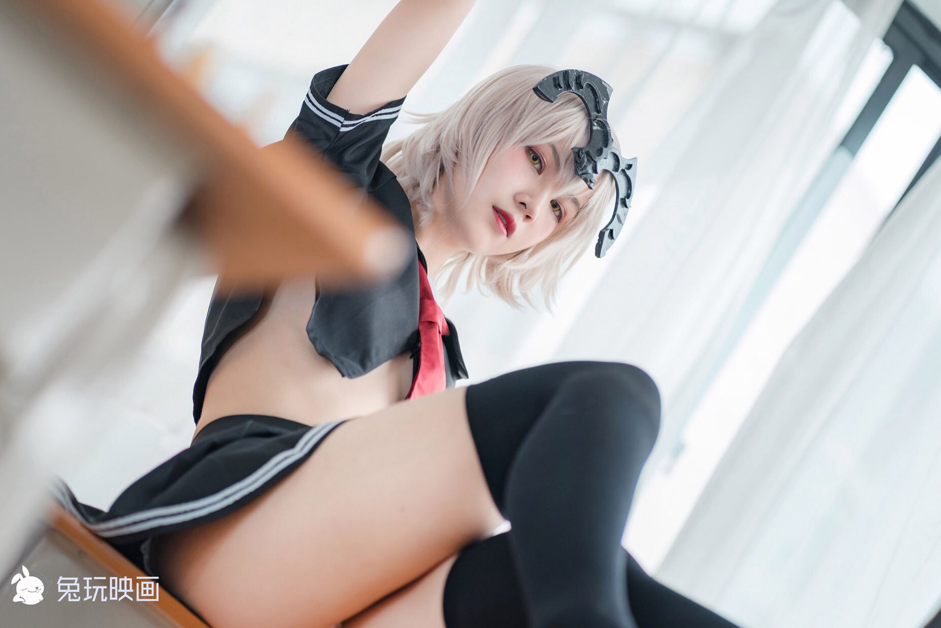 [兔玩映画] - 黑贞校服_第3张