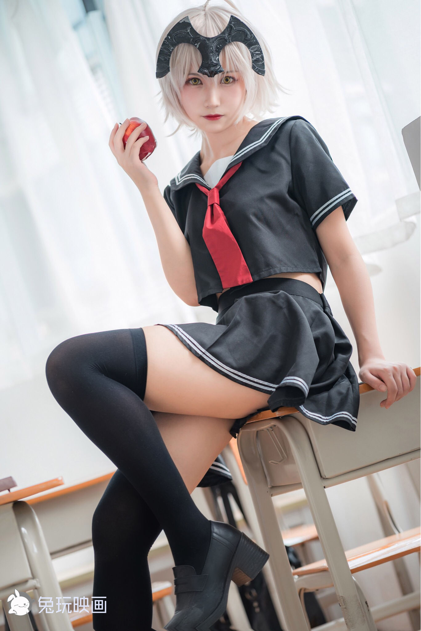 [兔玩映画] - 黑贞校服_第5张