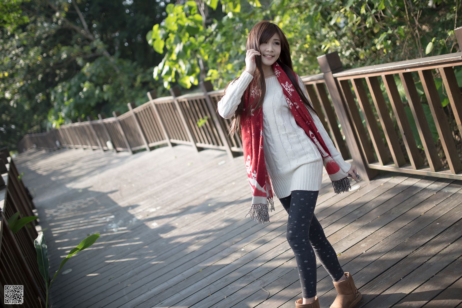 台湾正妹張雅筑Chu《客家文化園區外拍》_第4张