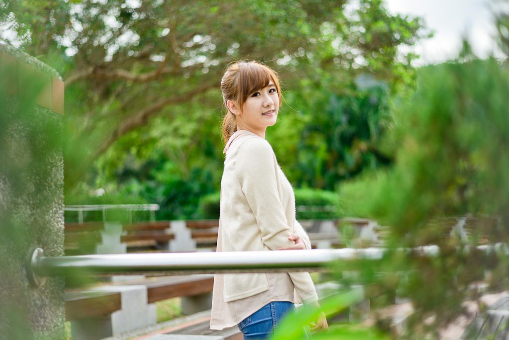 台湾女神李思嫺《士林官邸》甜美外拍_第1张