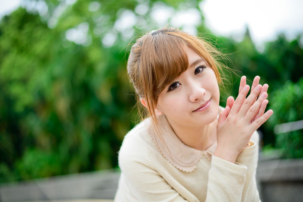 台湾女神李思嫺《士林官邸》甜美外拍_第5张