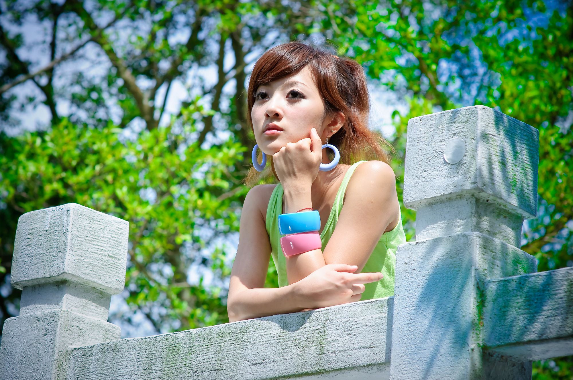 果子MM/张凯洁《大湖公園外拍》_第3张