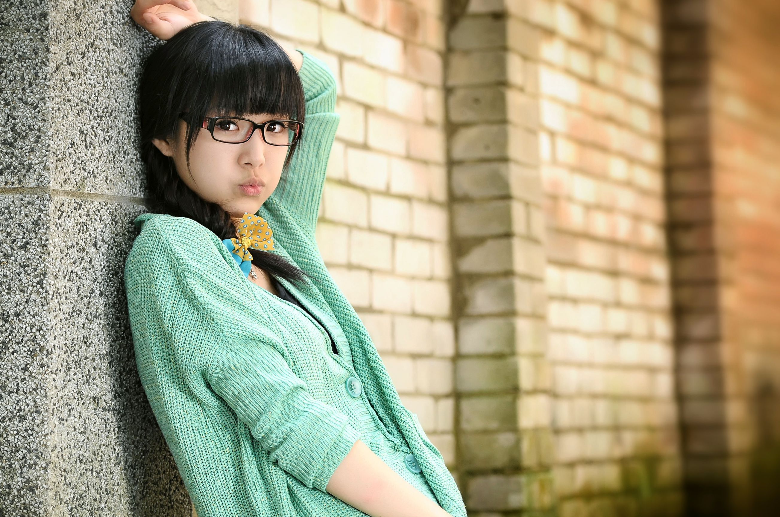 台湾清纯正妹茶茶《小清新外拍》写真图片集_第1张