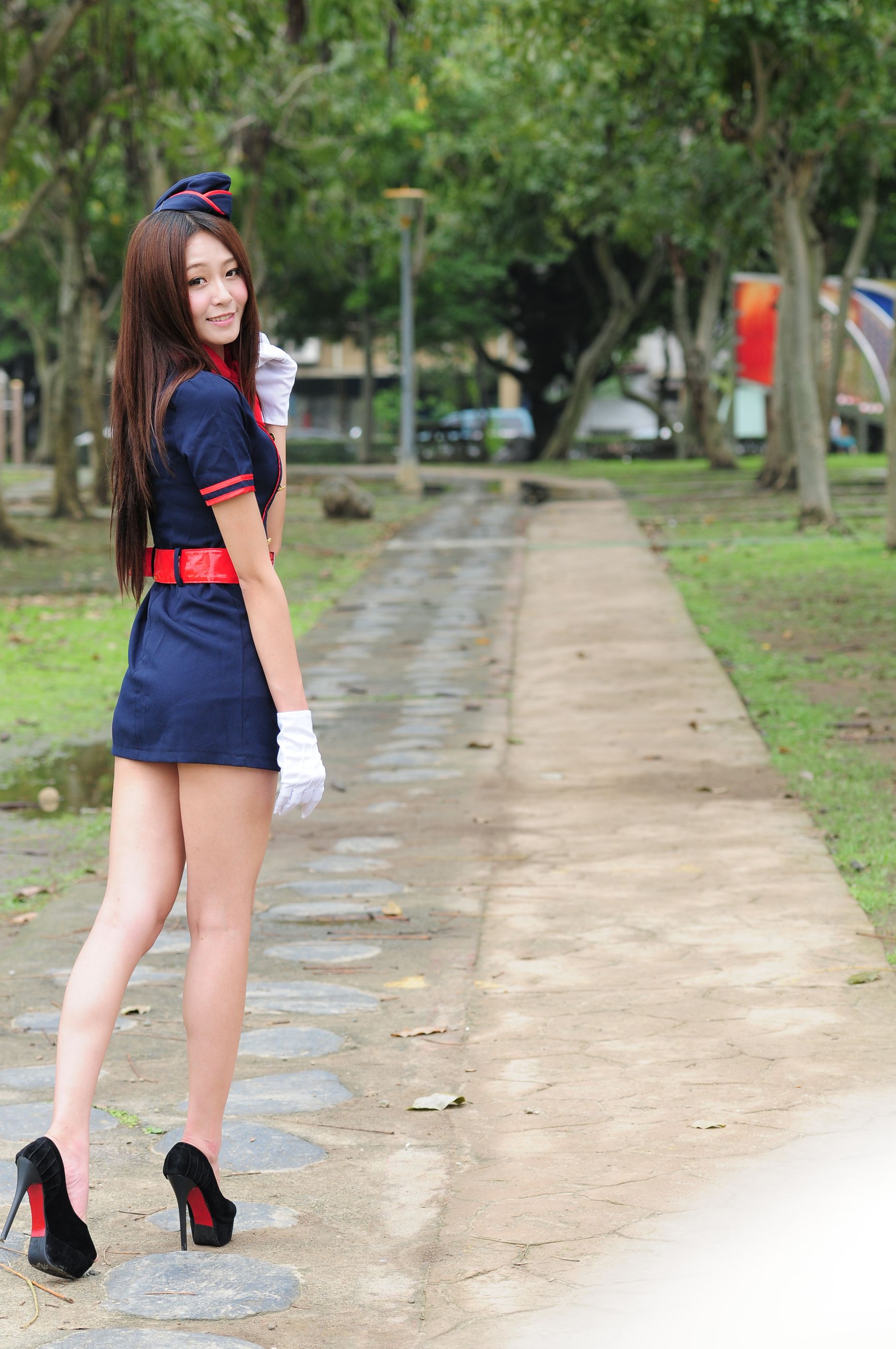 Winnie小雪/庄咏惠《小清新校服外拍》_第3张