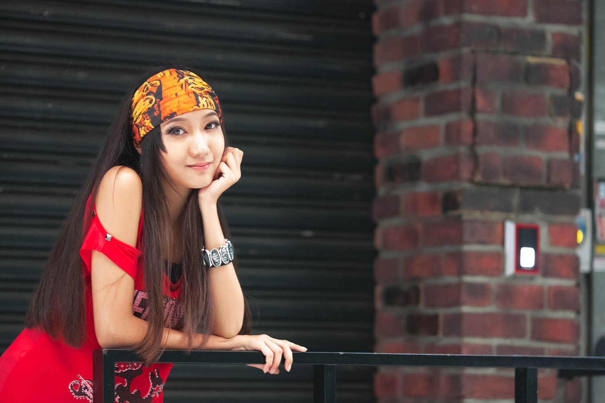 台湾腿模Tina陈思婷《美國街》街拍_第5张