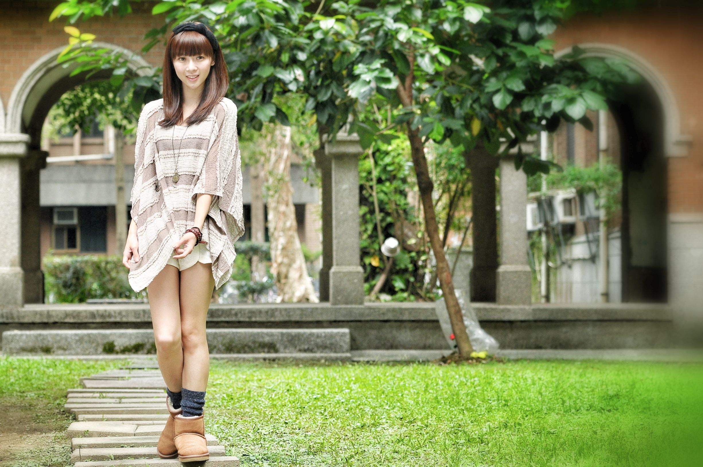 台湾正妹沈喬喬《甜美少女清新外拍图片》写真合集_第1张