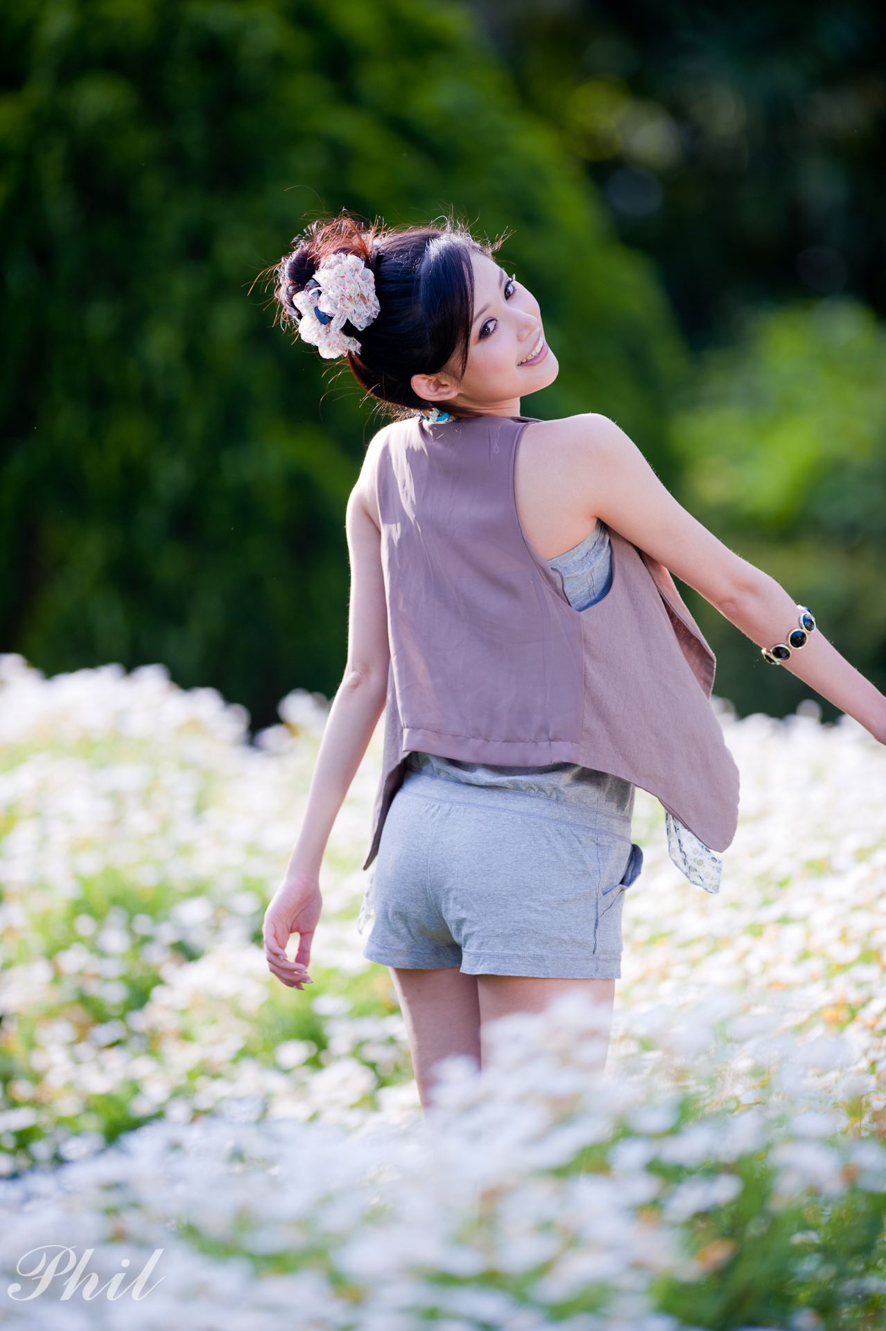 台湾女神Avy杜可薇《吊带短裤系列》小清新唯美外拍_第4张