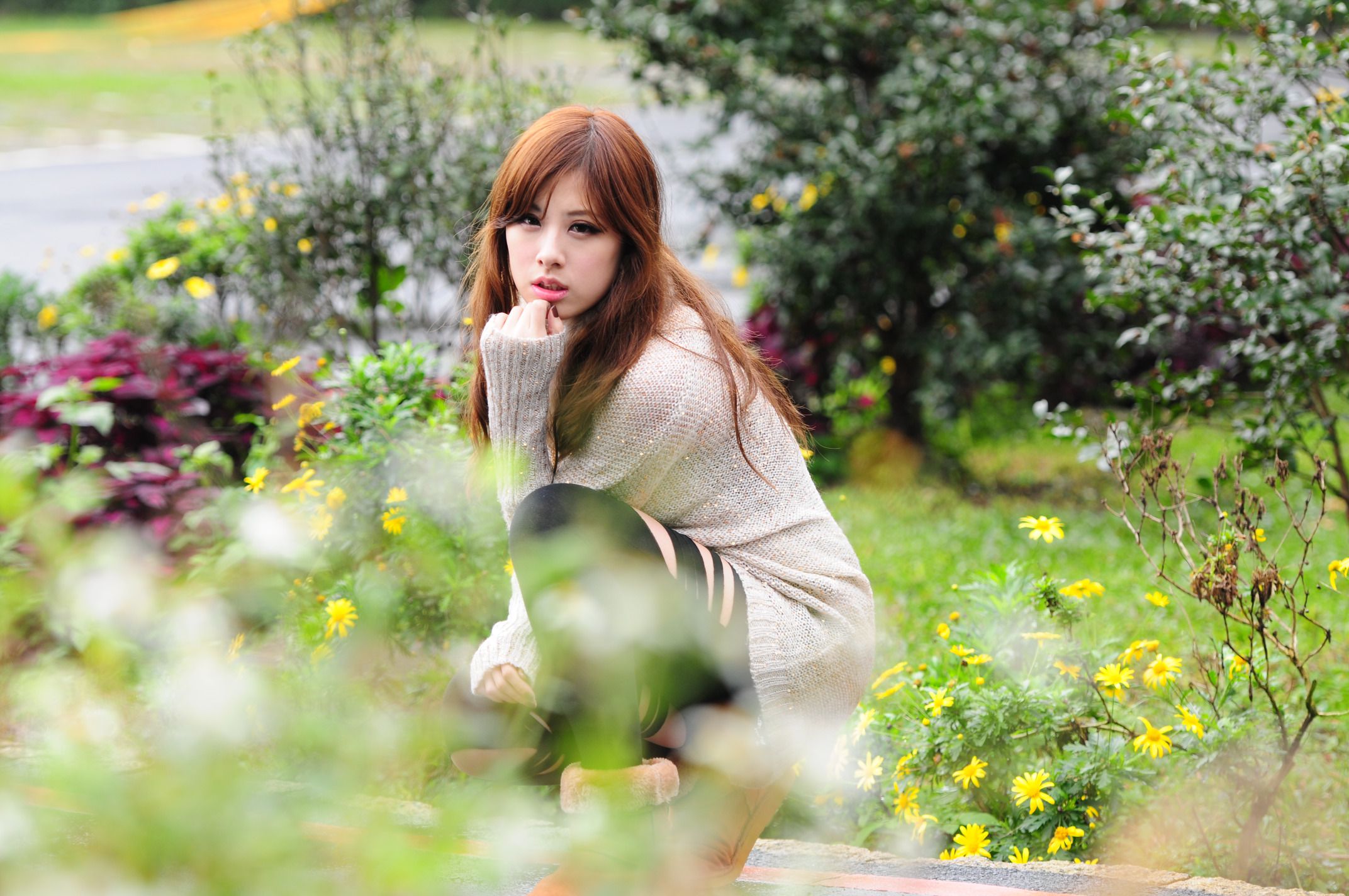 台湾正妹小米Kate su《小清新外拍图片》写真合集_第2张