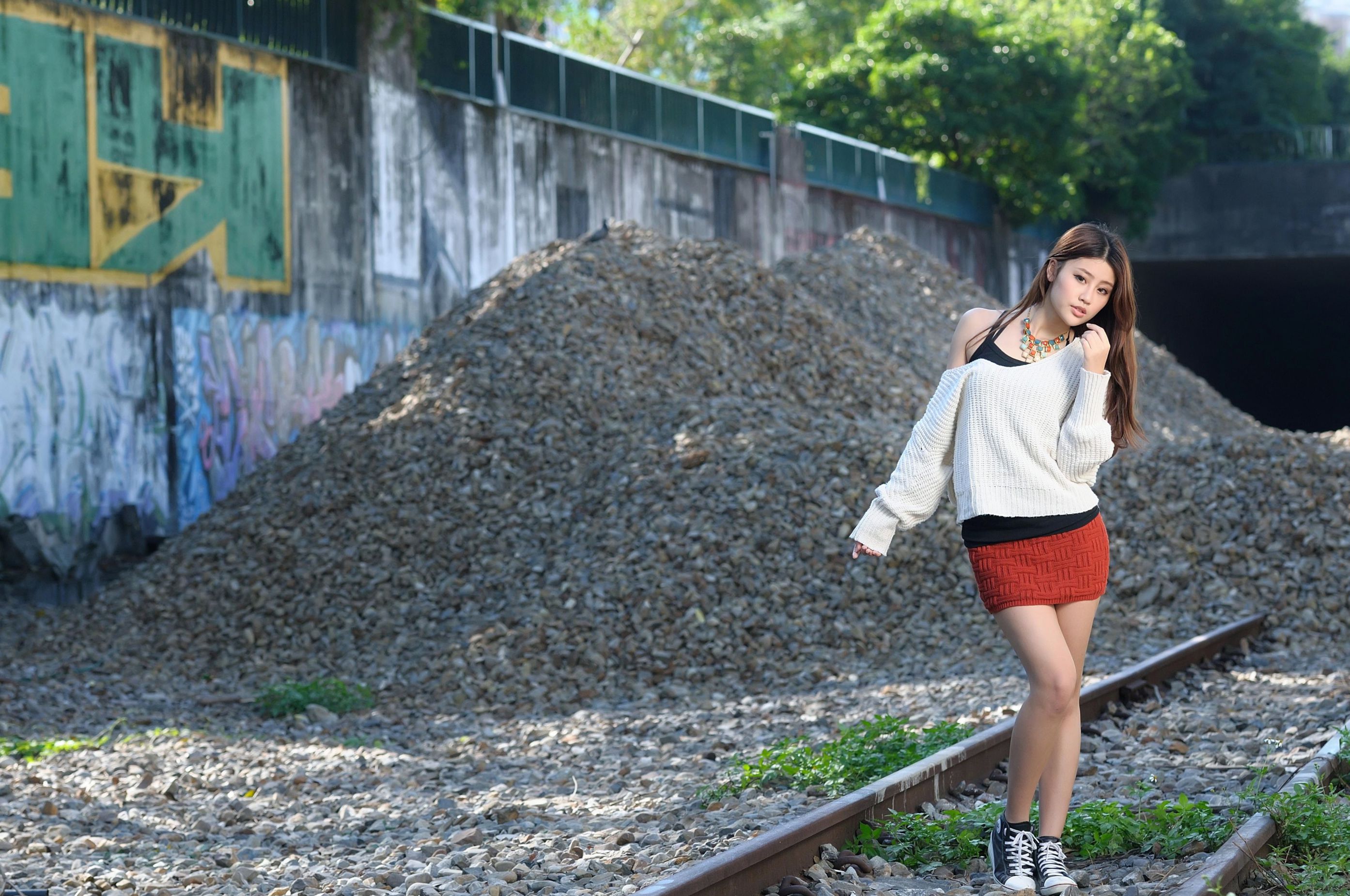 林真亦Yuna《小清新甜美外拍图片》写真合集_第5张