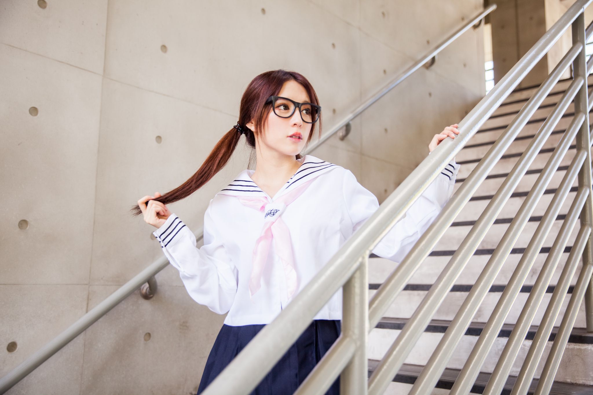 台湾美女张齐郡JULIE《长筒袜校服少女》_第5张