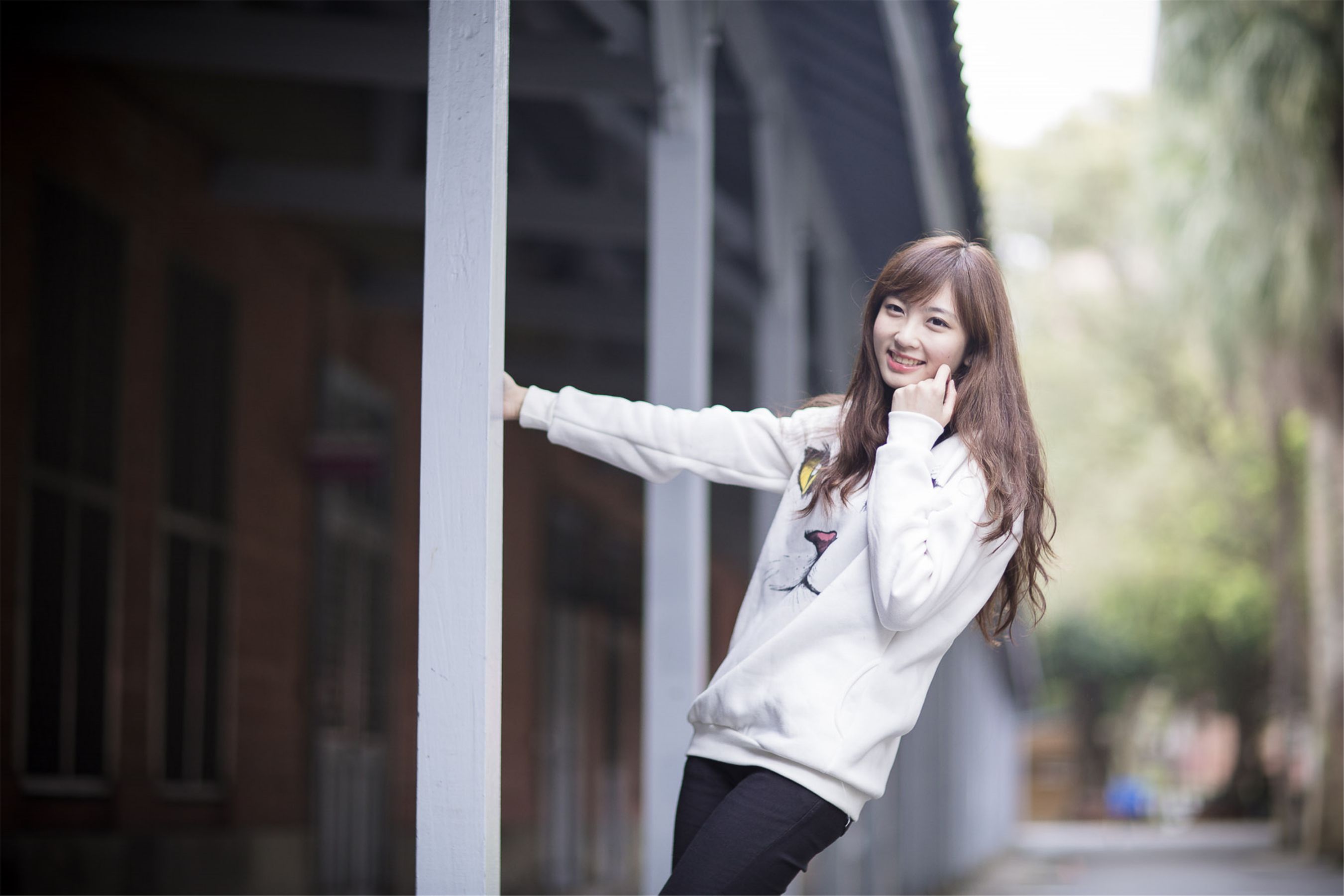 台湾模特艾薇《台大外拍》_第1张